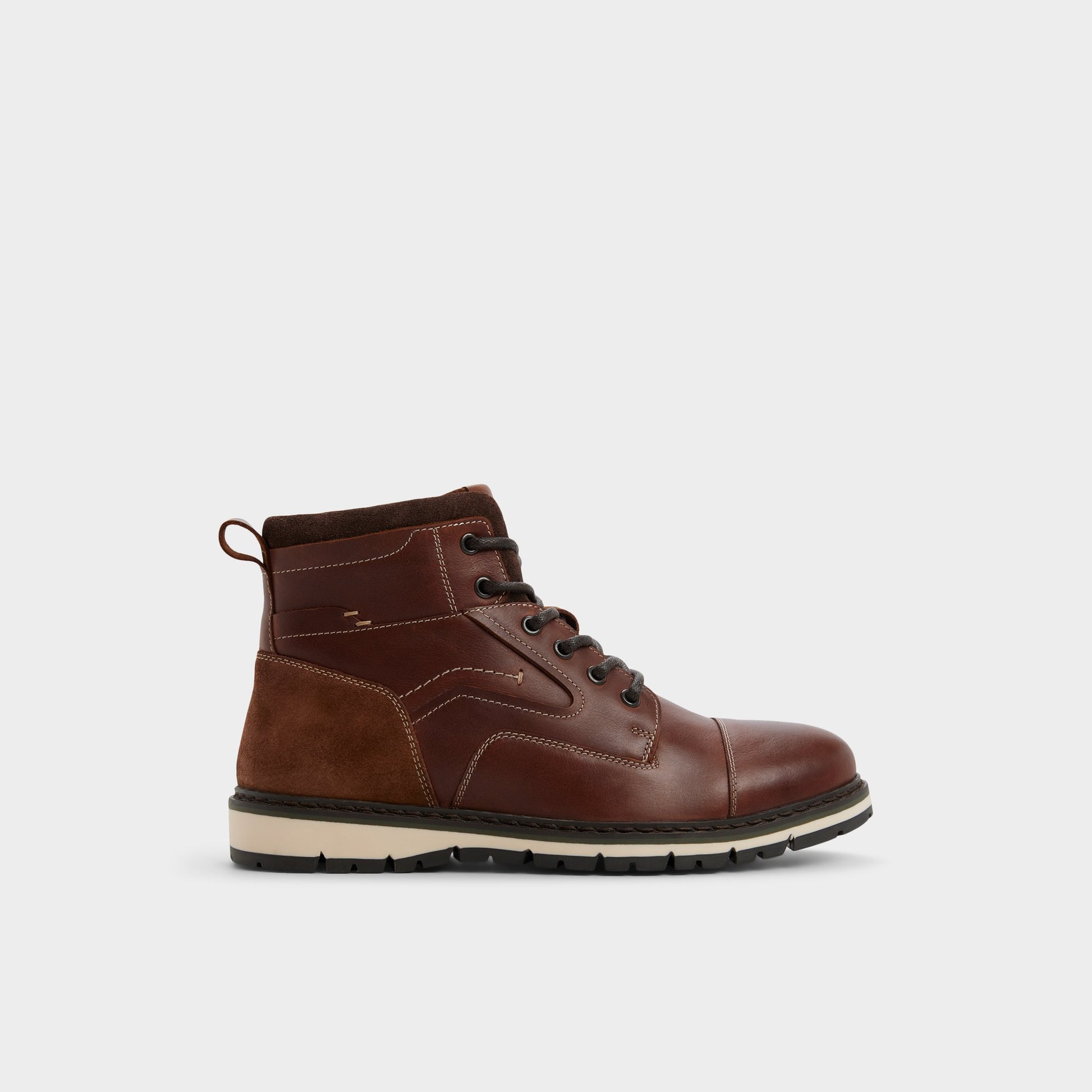 Main View of Cognac Armie Lace-up boot for Mens