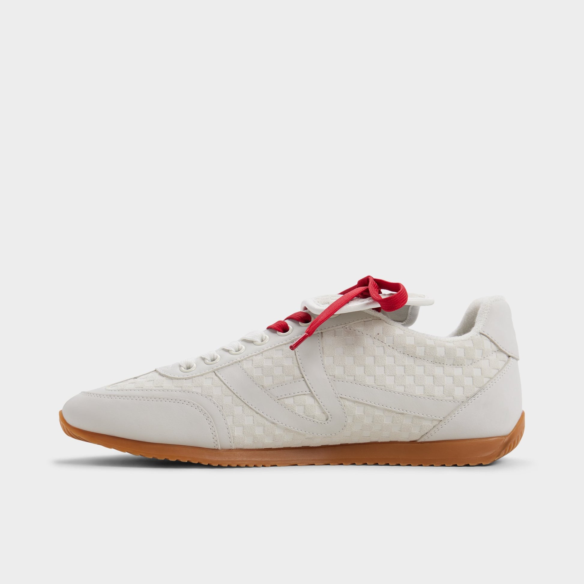 Side view of Bone Thevoid Mens sneaker