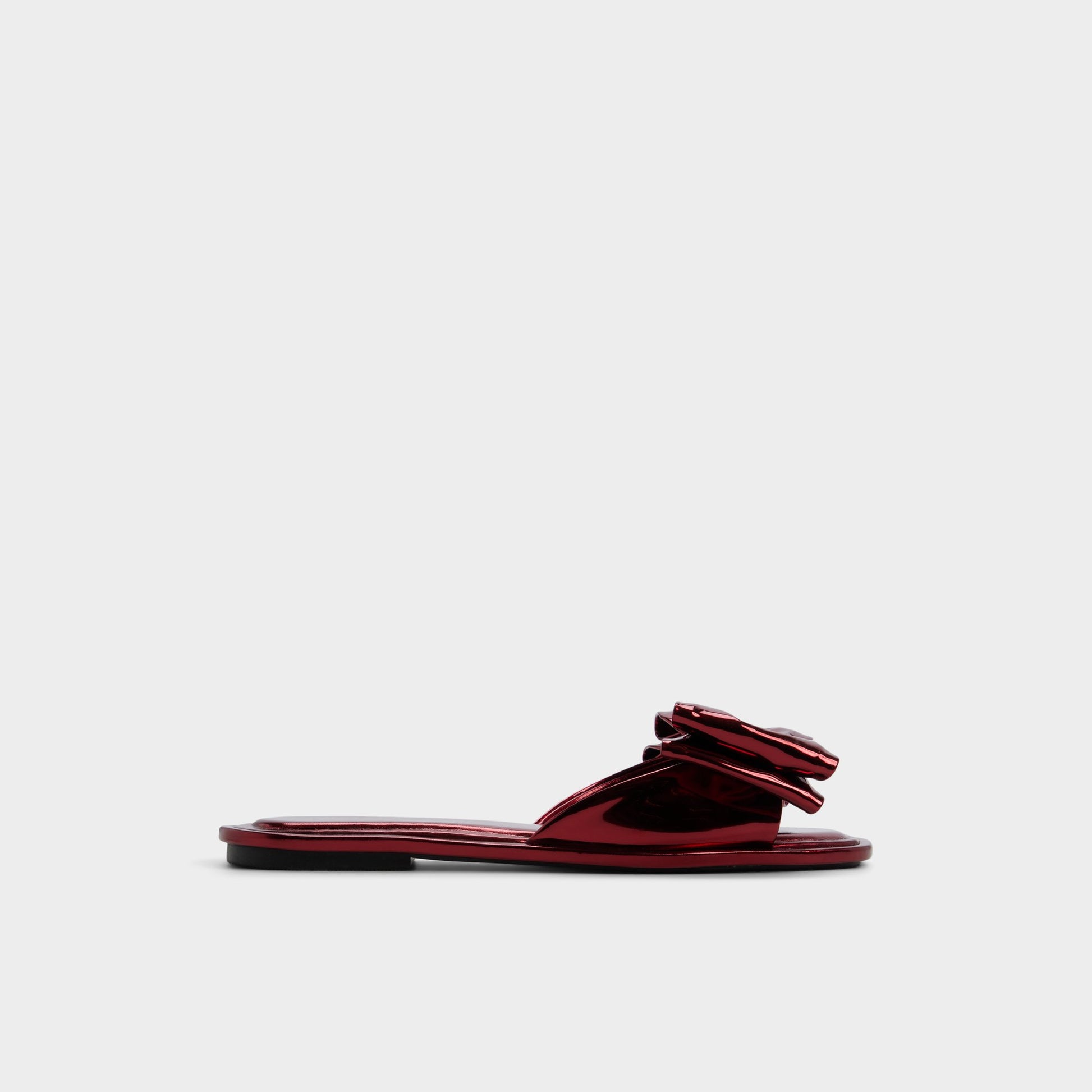 Main View of Medium Red Bowetta Slide sandal for Womens