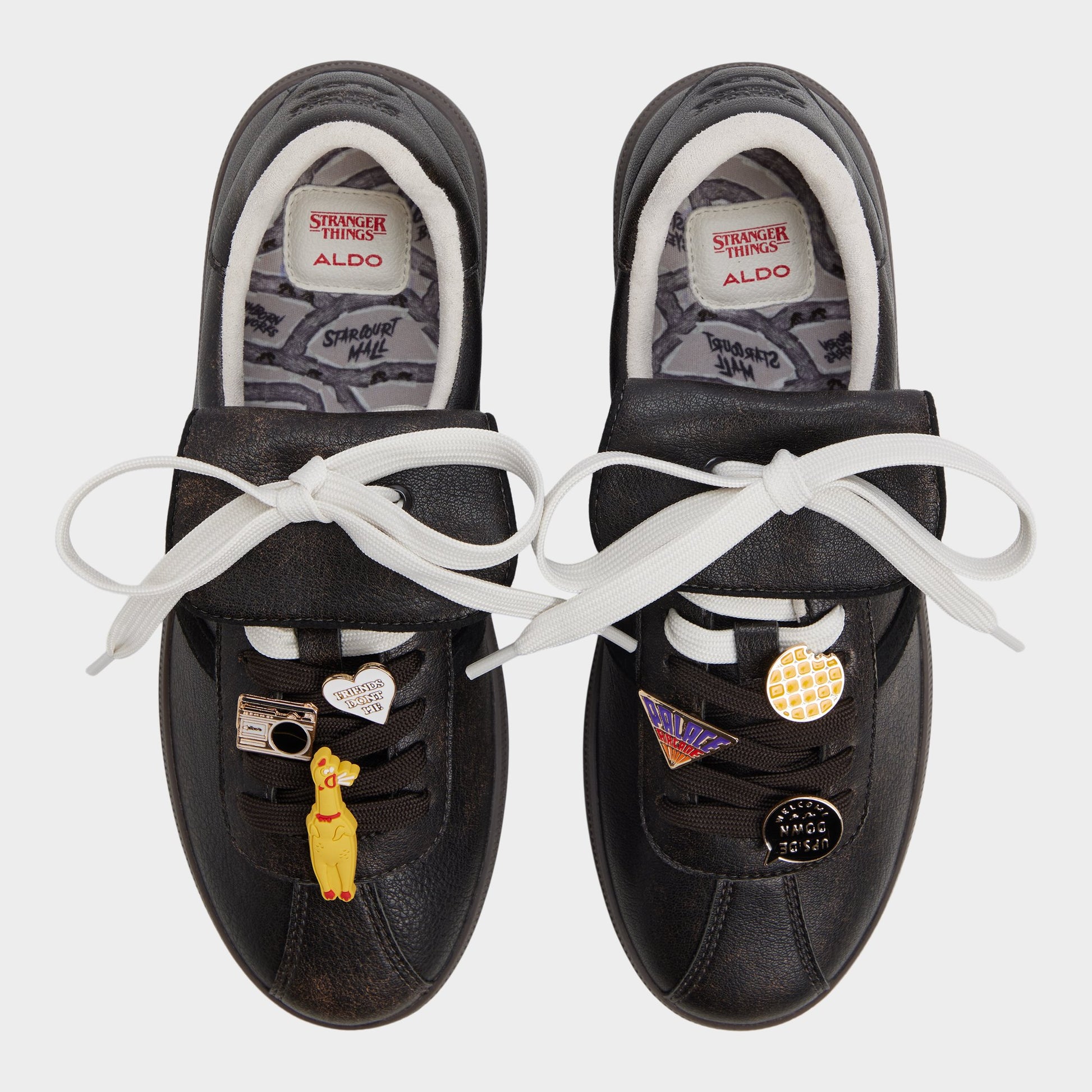 Vue de dessus de la Marron Foncé Mindflayer Sneaker pour femmes