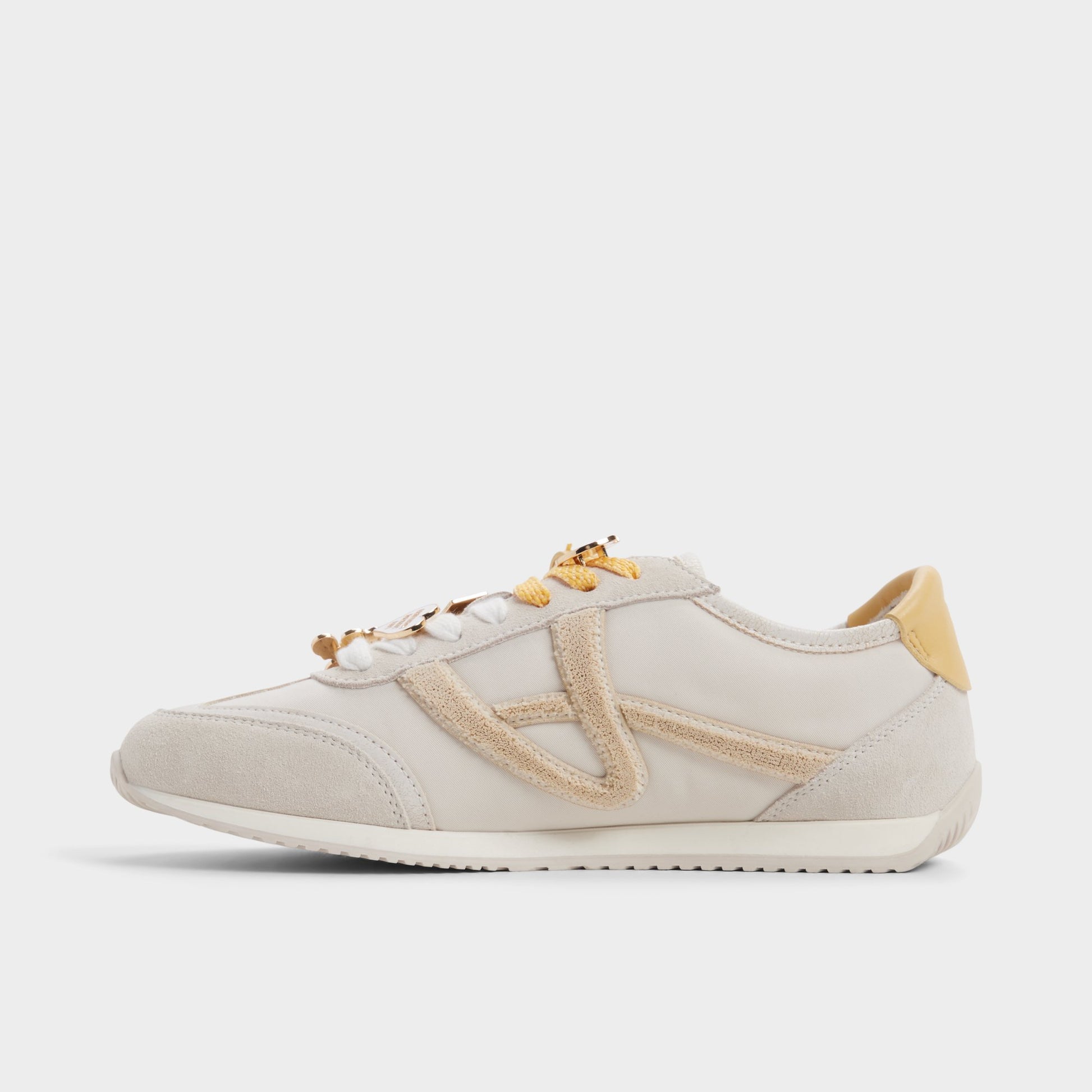Vue latérale de Blanc Pineapplepizza Sneaker pour femmes