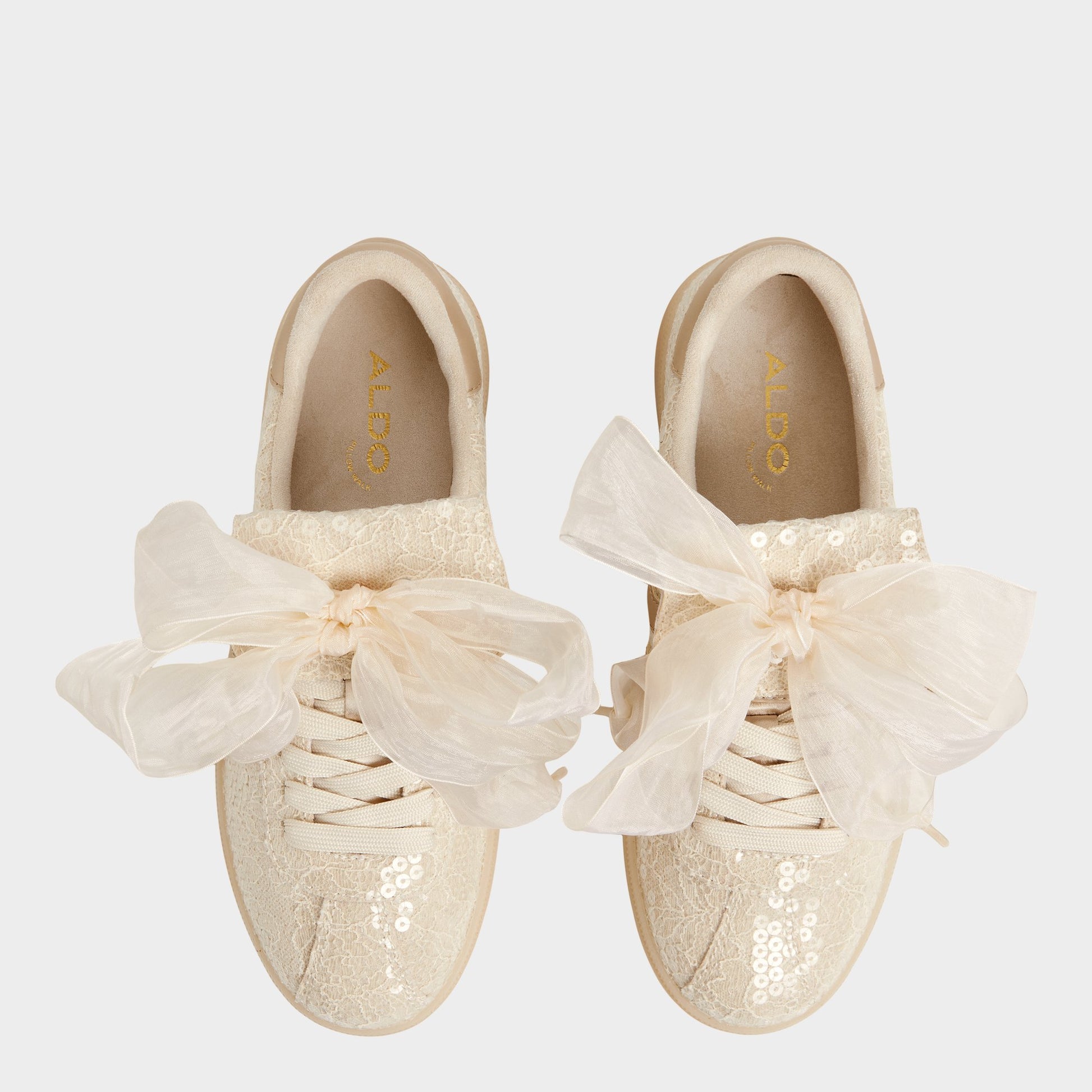 Vue de dessus de la Autre Blanc Itsneaker Sneaker