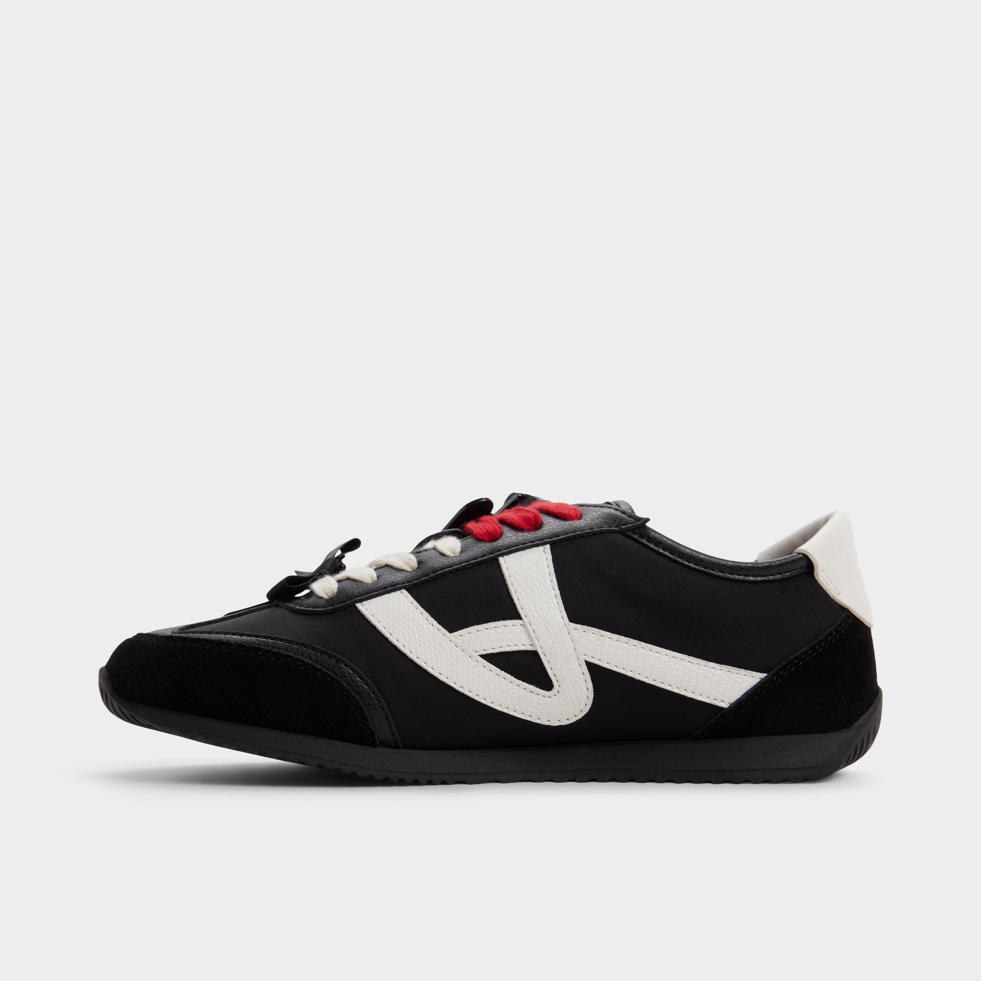 Side view of Black Hellfirelives Jogger sneaker