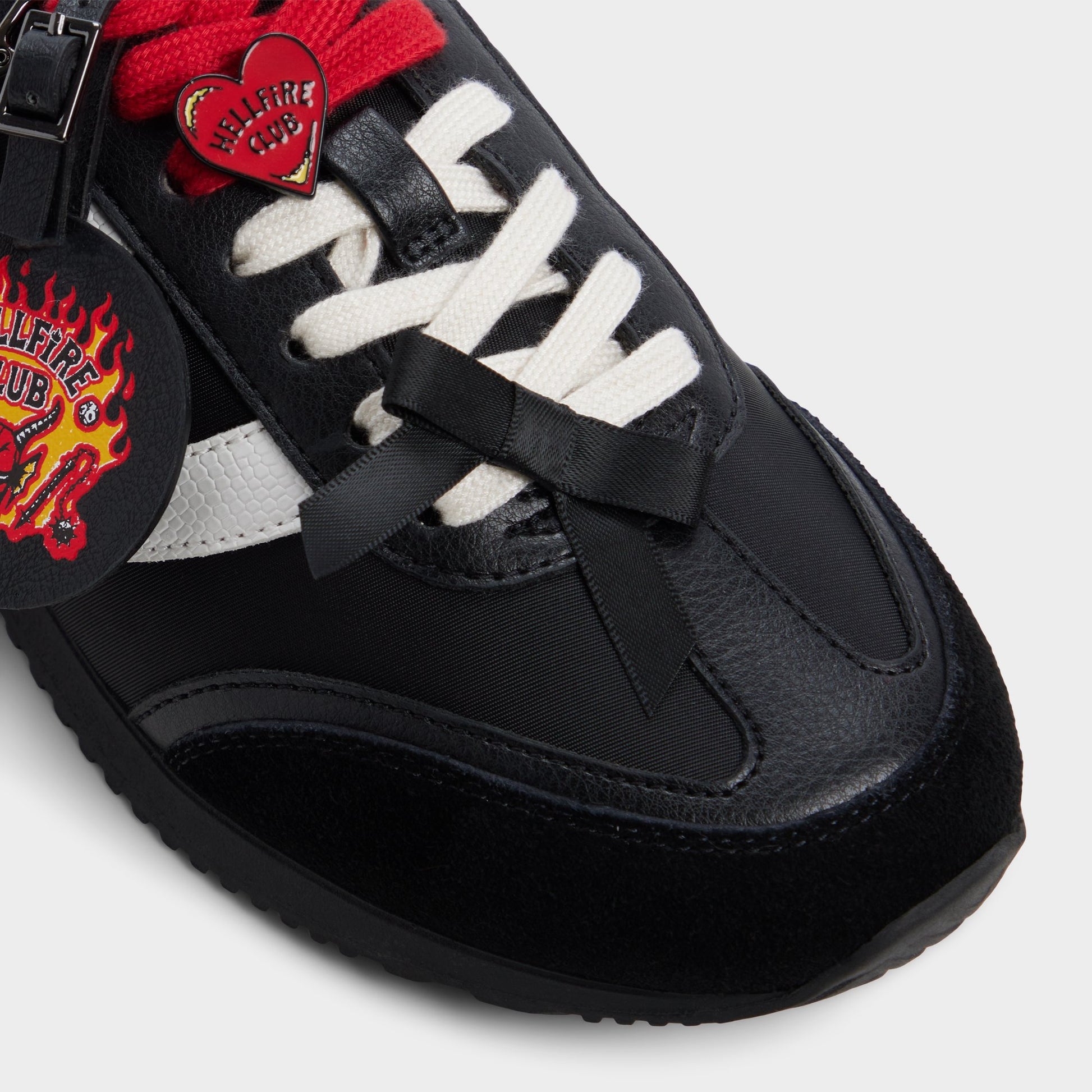 Close-up of the Black Hellfirelives Jogger sneaker