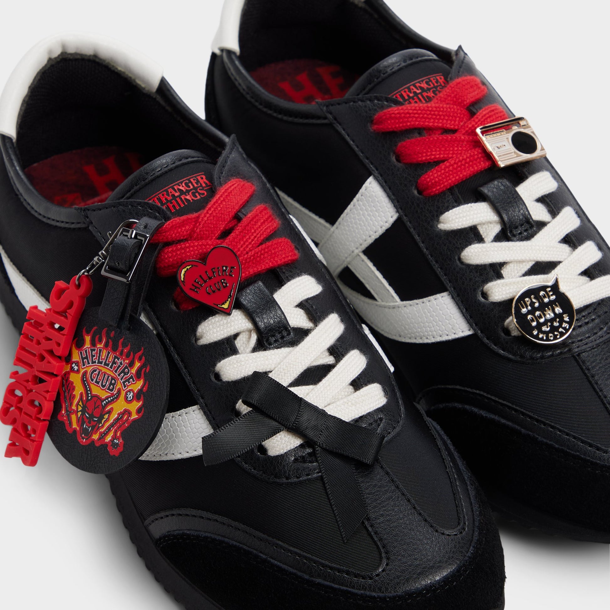 Highlighted view of a pair of Black Hellfirelives Jogger sneakers