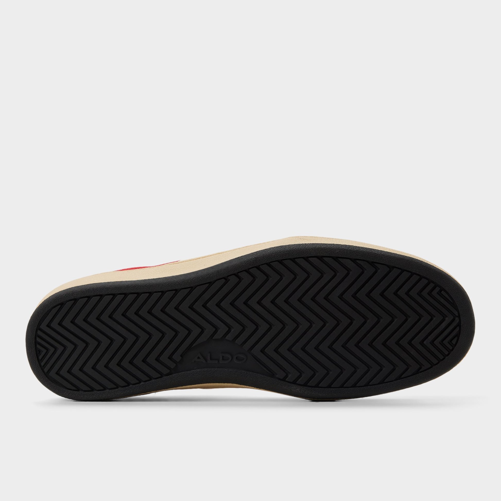 Vue de la semelle de Rouge Roscoe Sneaker bas