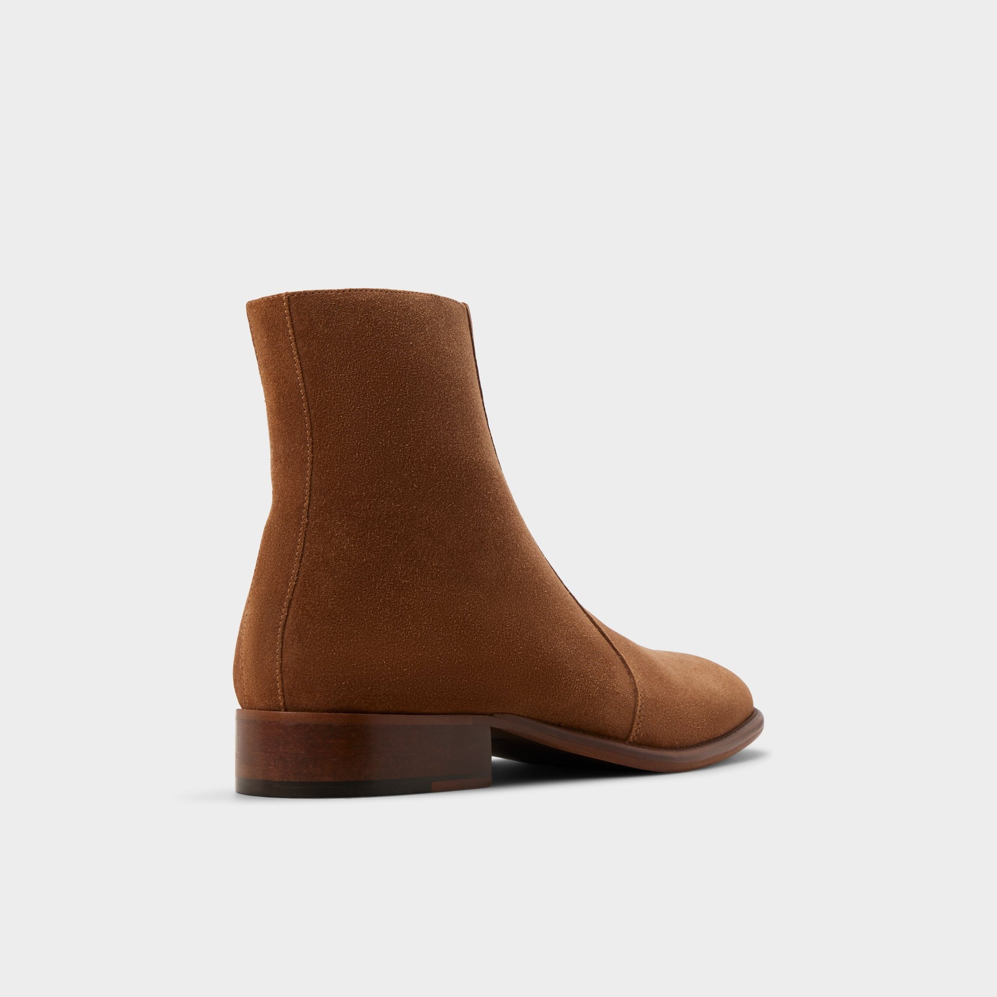 Three-quarter angle of Cognac Brando Ankle boot's back side