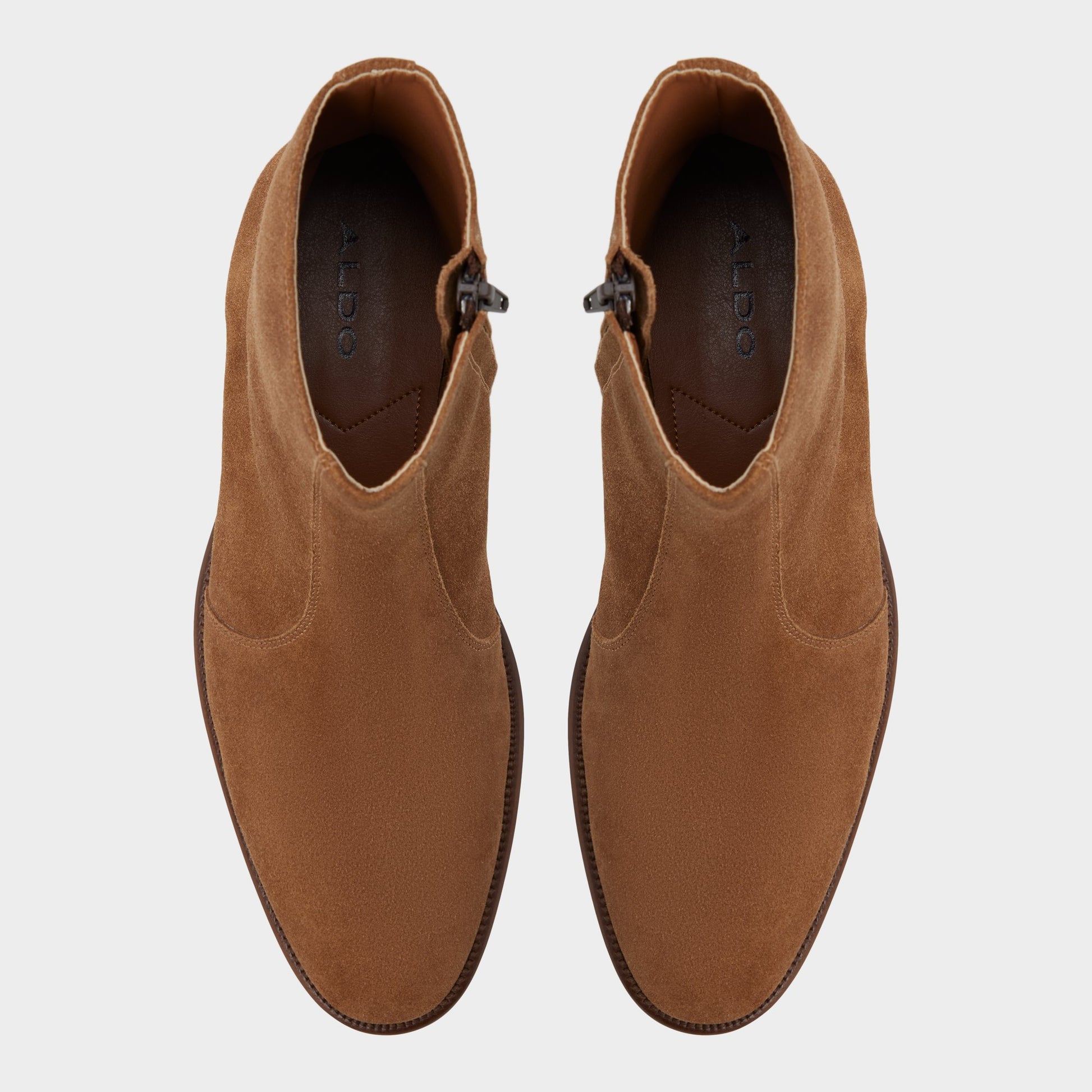 Top-down view of the Cognac Brando Ankle boot