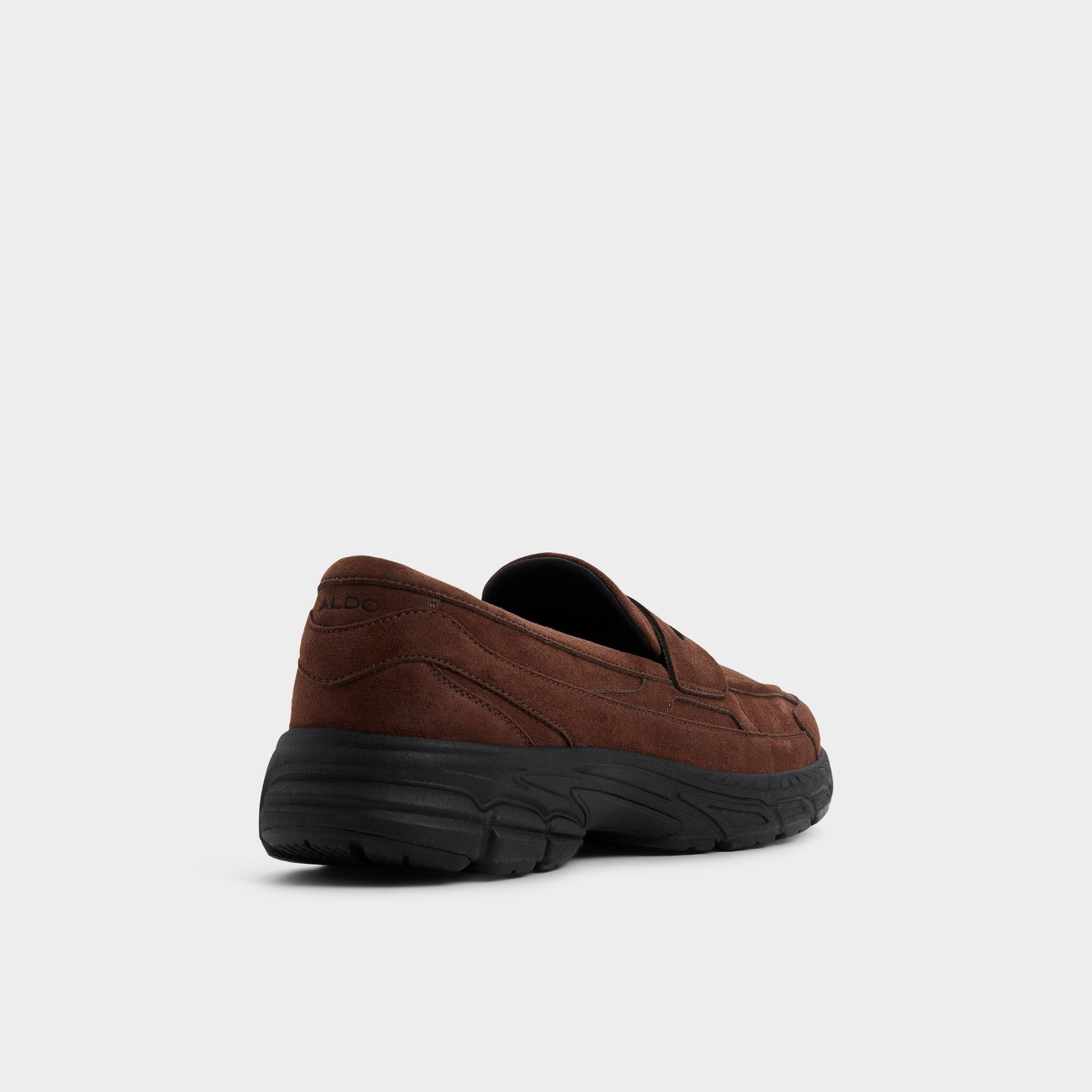 Three-quarter angle of Rust Loafersnkr Slip-on sneaker's back side