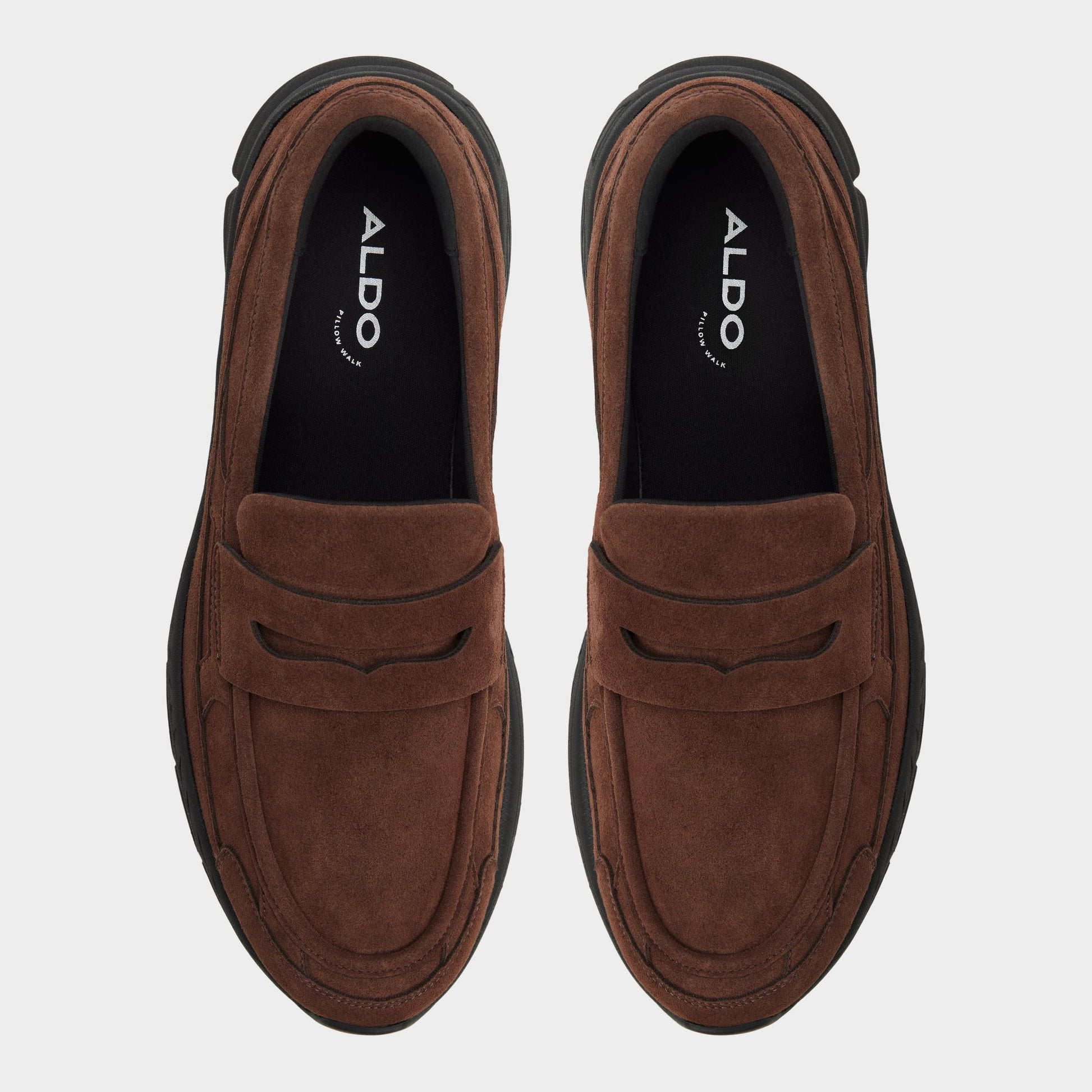 Top-down view of the Rust Loafersnkr Slip-on sneaker