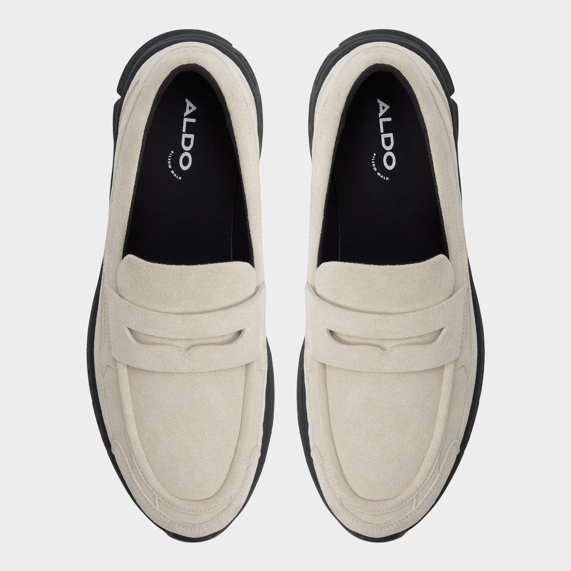 Top-down view of the Ivory Loafersnkr Slip-on sneaker