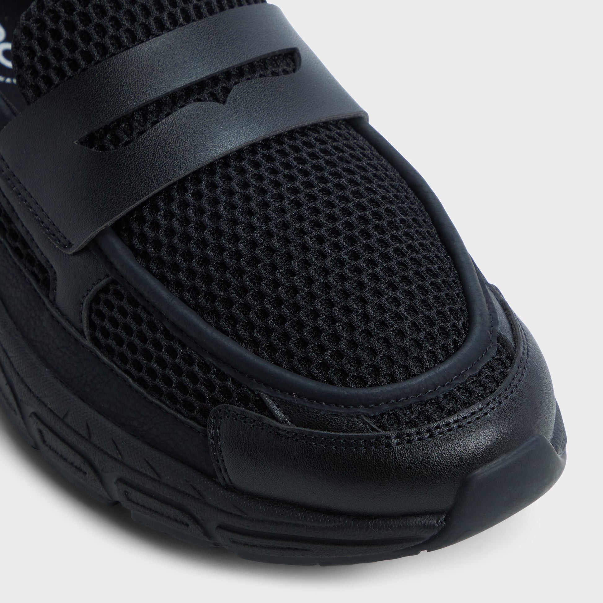 Close-up of the Black Loafersnkr Slip-on sneaker