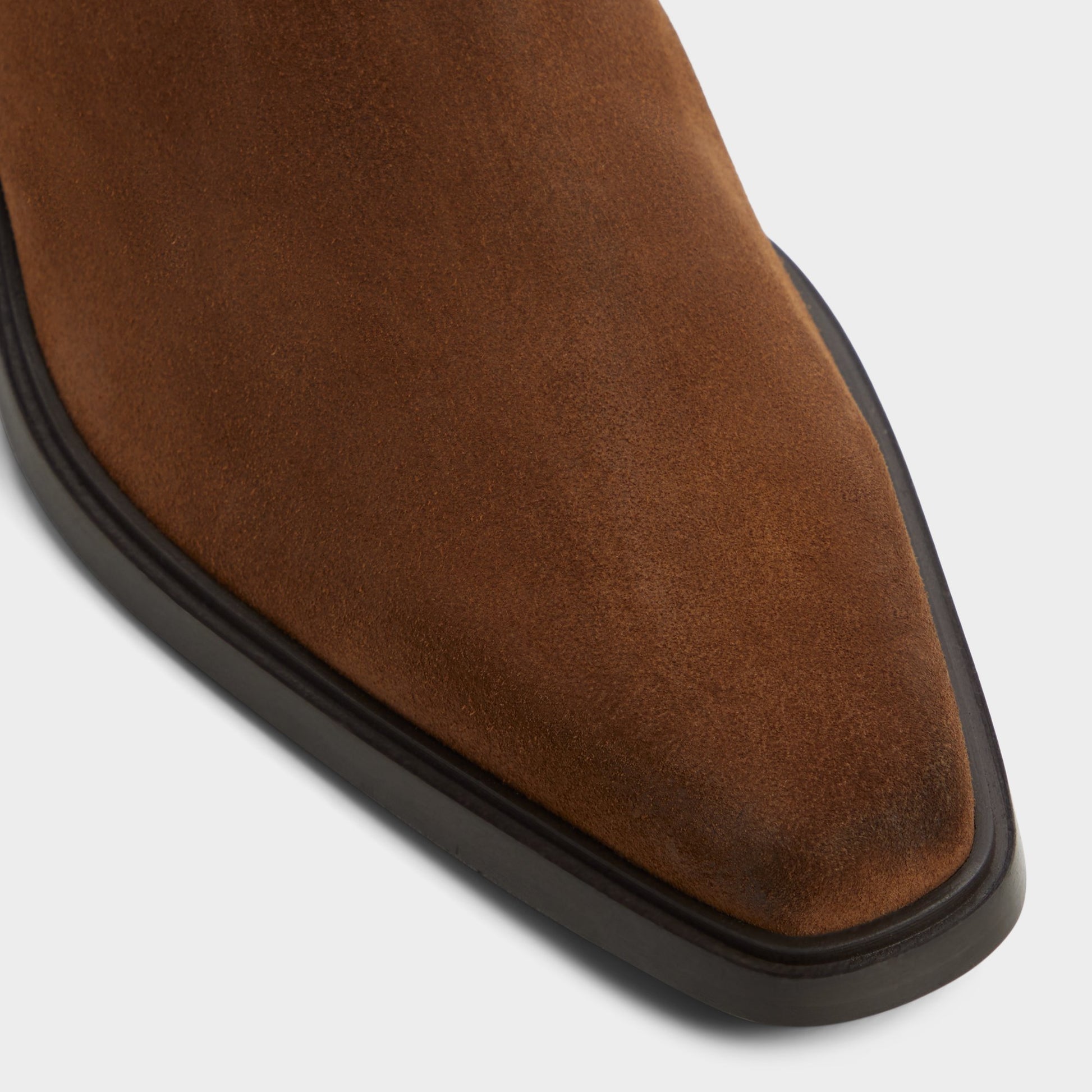 Close-up of the Cognac Glen Ankle boot