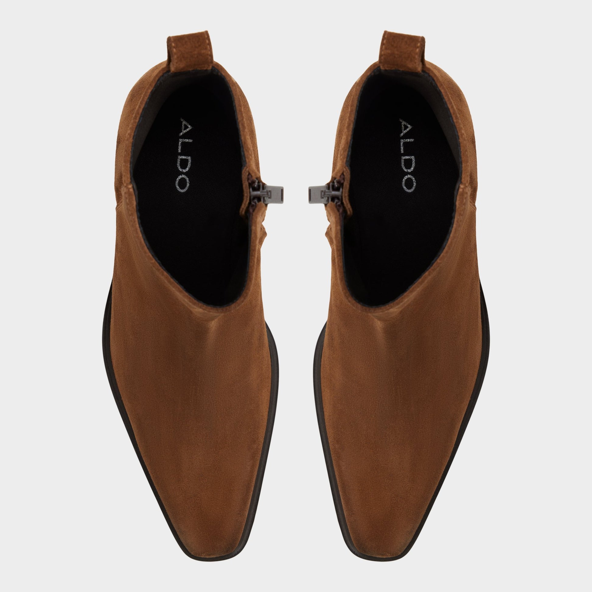 Top-down view of the Cognac Glen Ankle boot