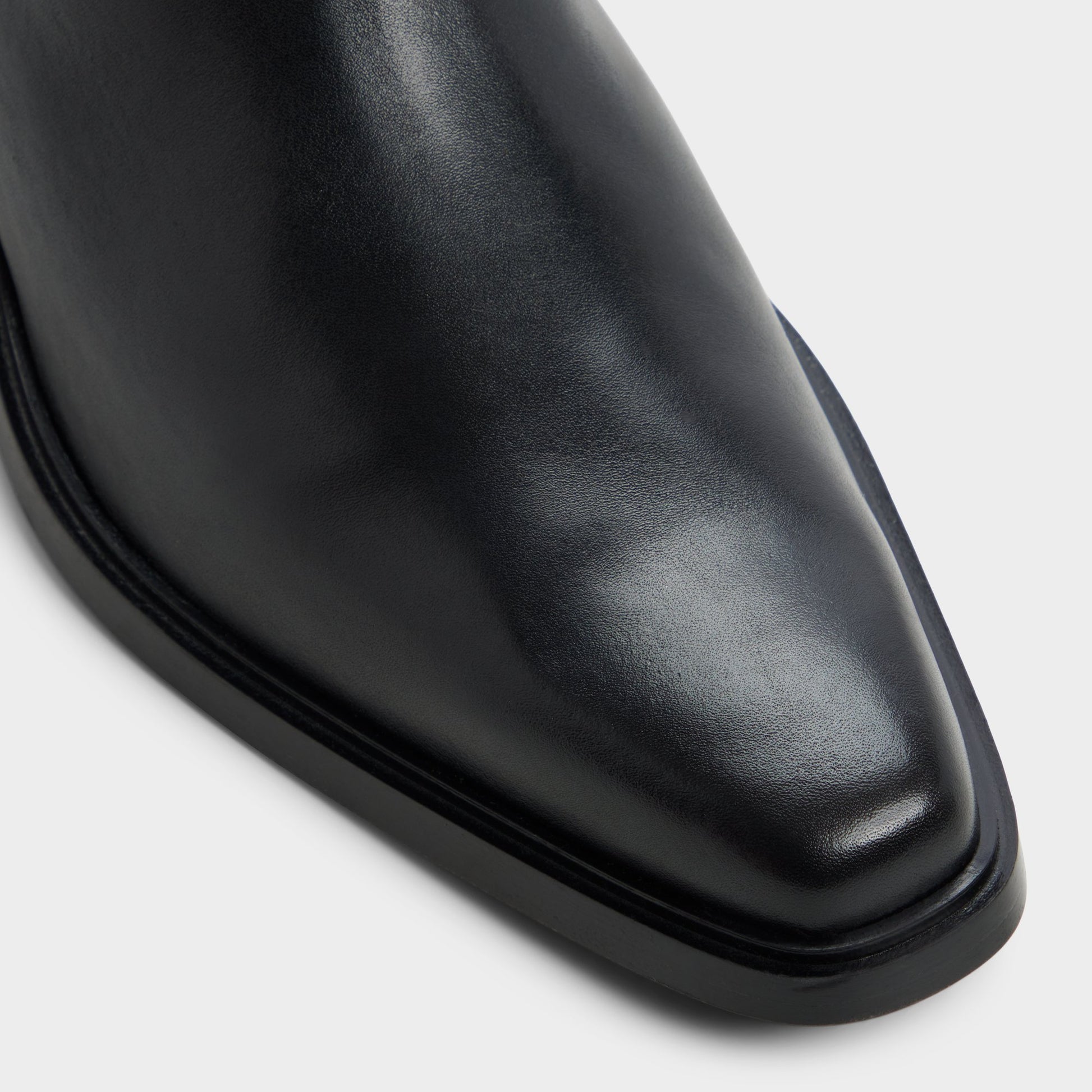 Close-up of the Black Glen Ankle boot