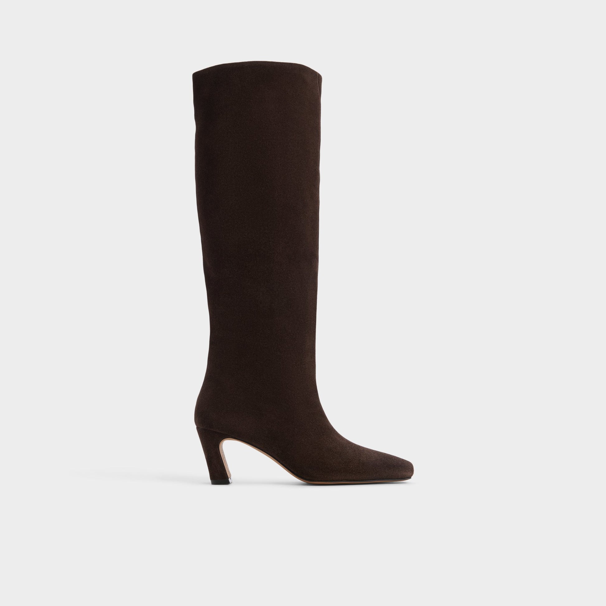 Main View of Dark Brown Bethie Knee-high boot for Womens