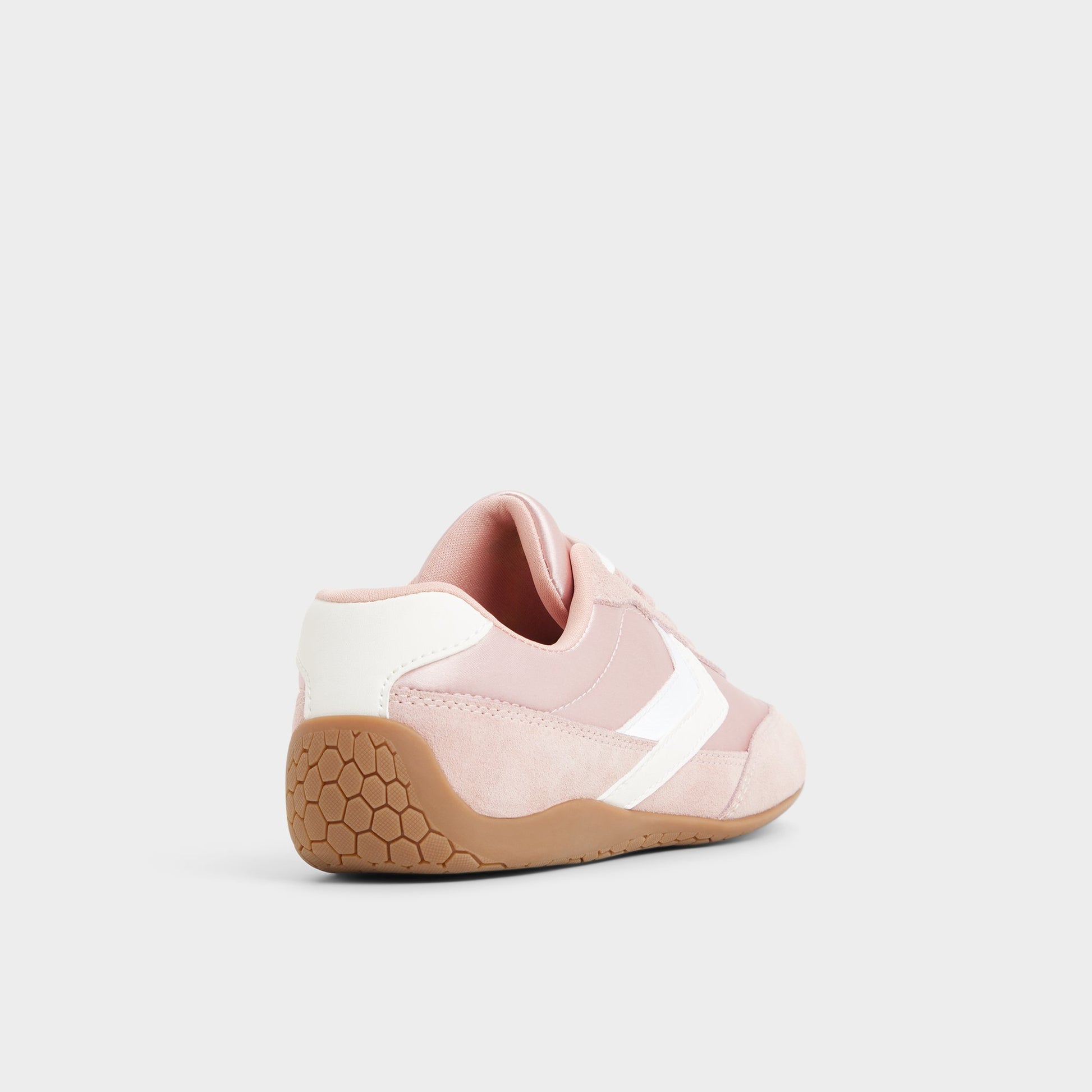 Three-quarter angle of Open Pink Coolchic Jogger Sole Sneaker's back side
