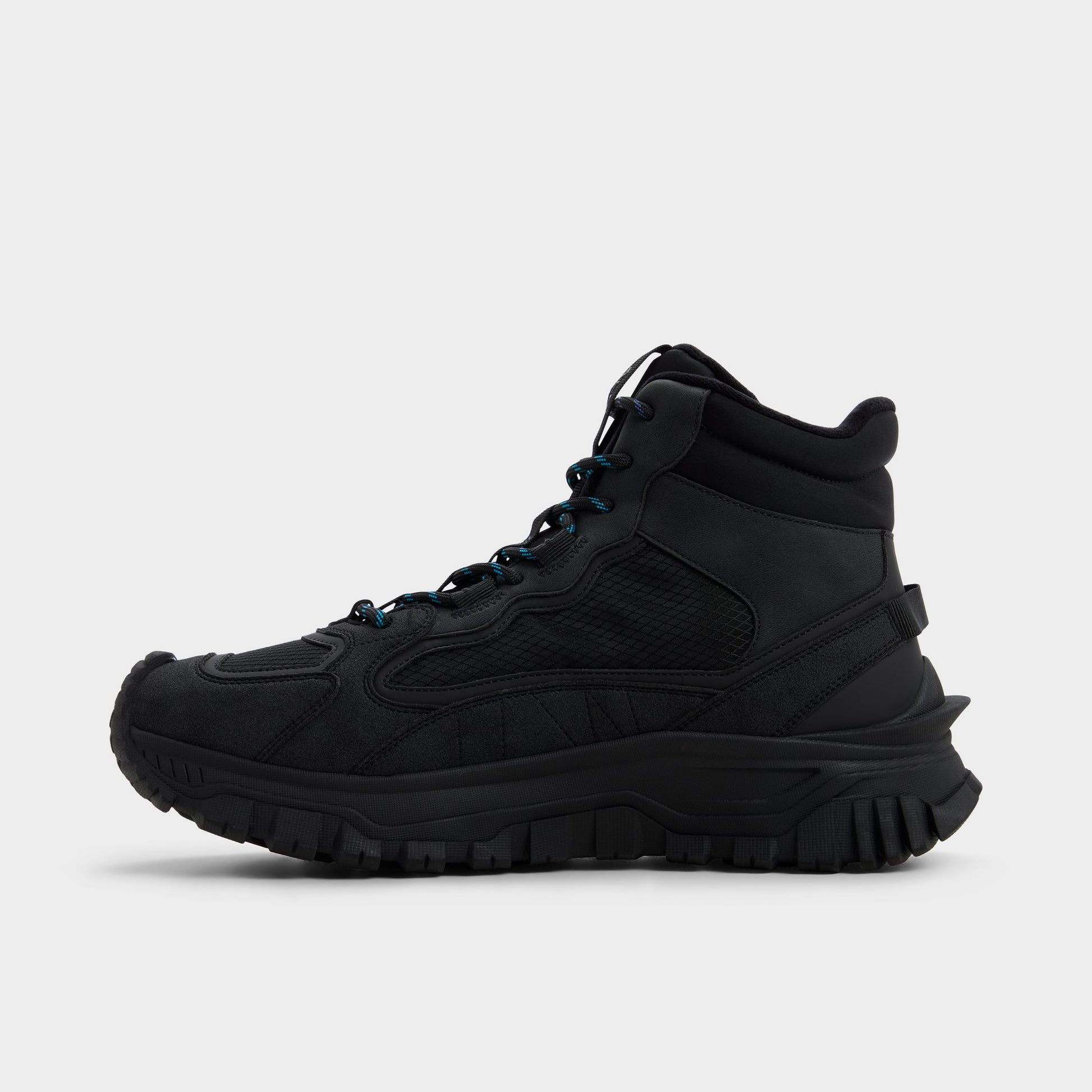 Side view of Black Lynx Lace-up boot