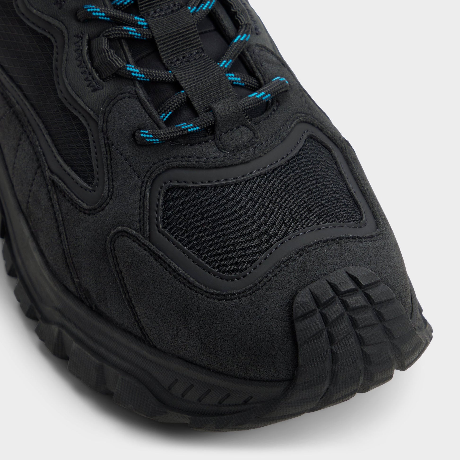 Close-up of the Black Lynx Lace-up boot