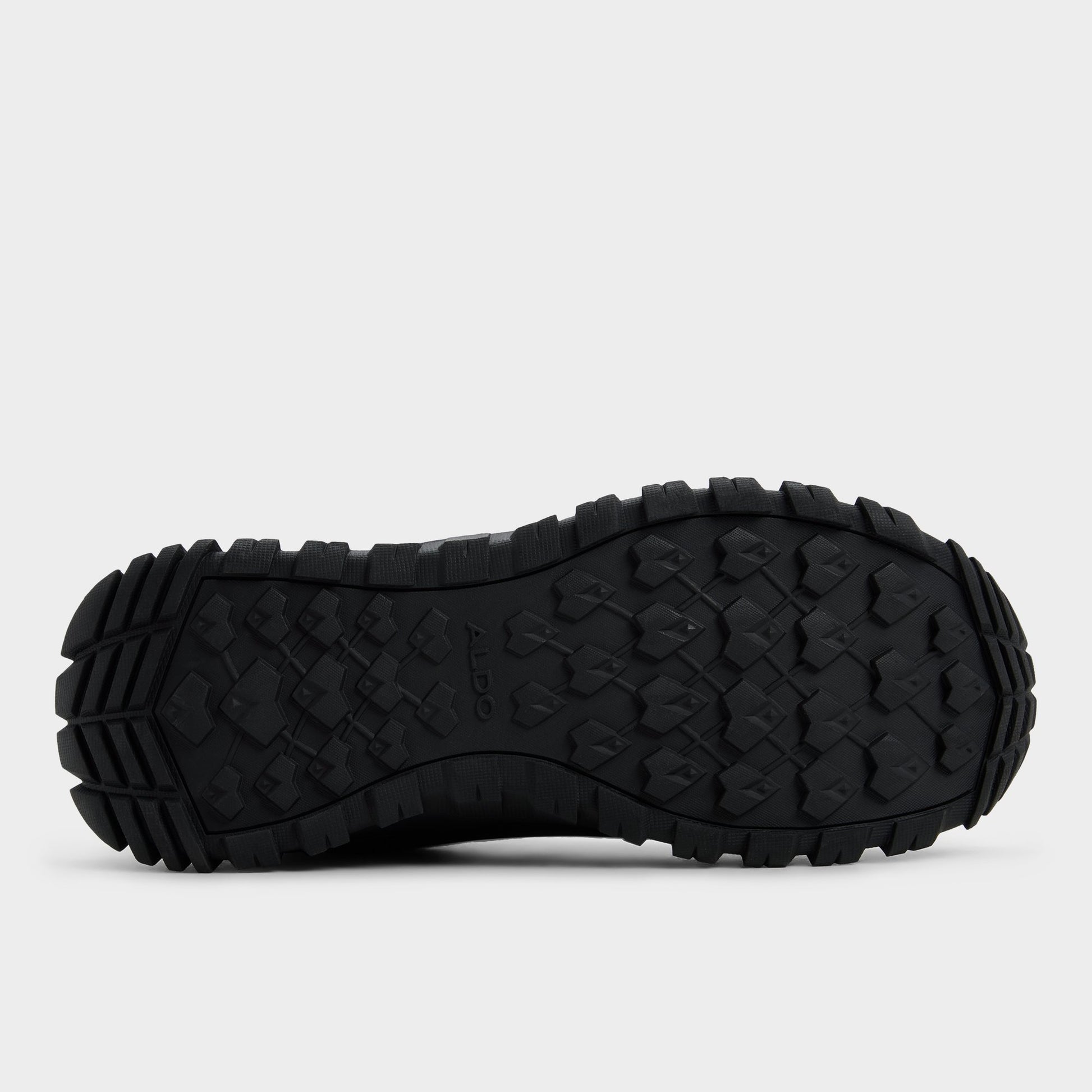 View of Black Lynx Lace-up boot's sole