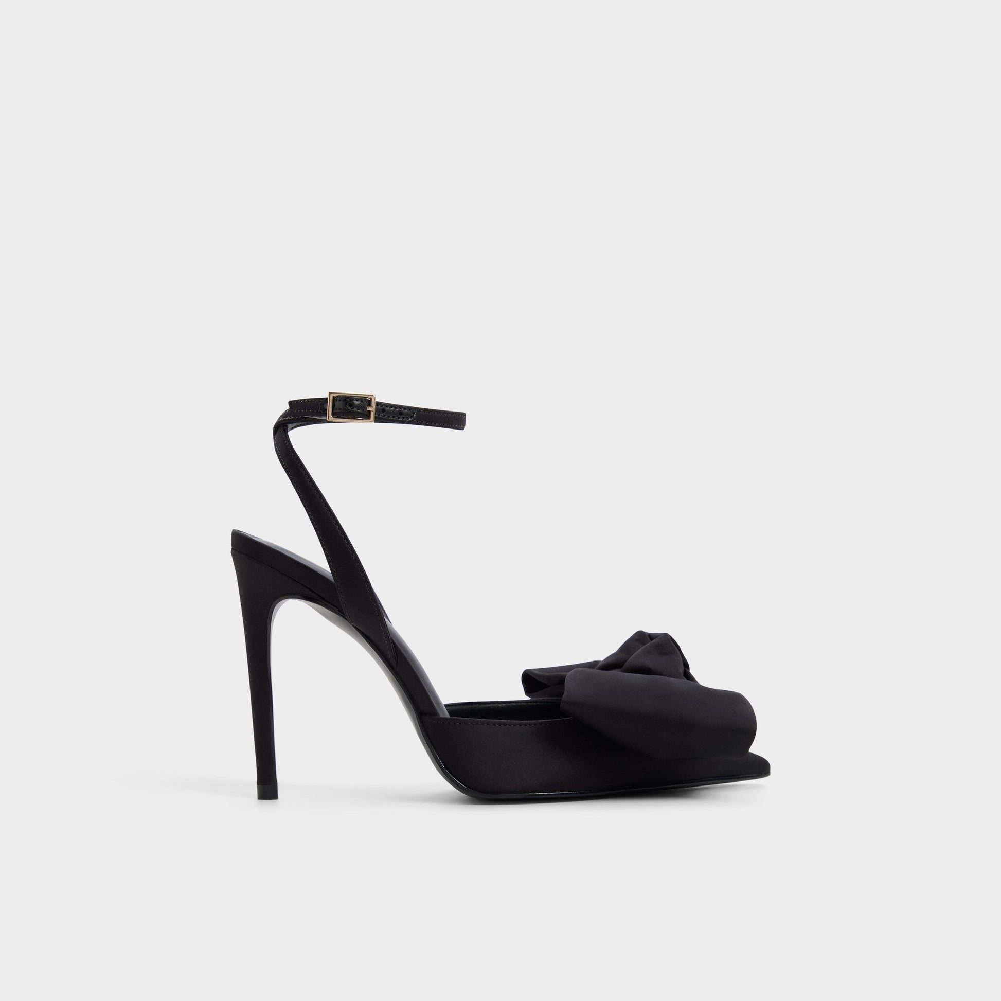 Main View of Black Nikky Strappy heeled shoe for Womens