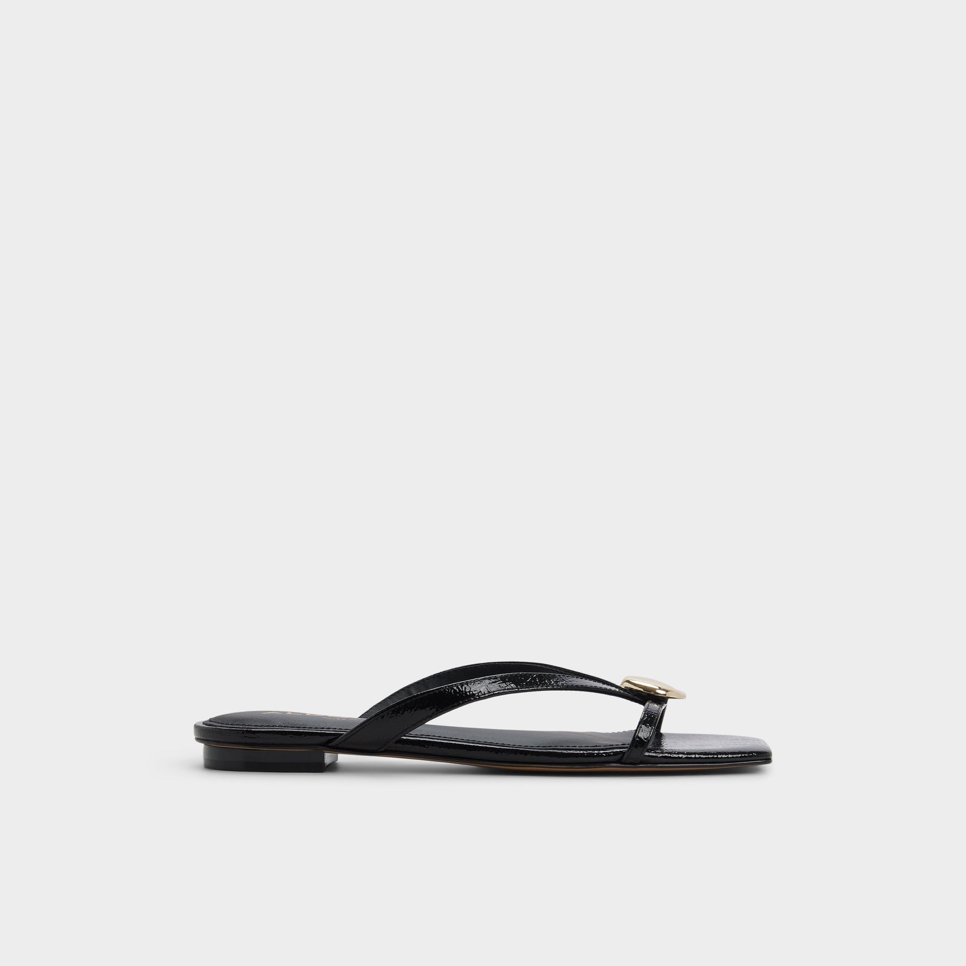 Main View of Black Iliria Slide sandal for Womens