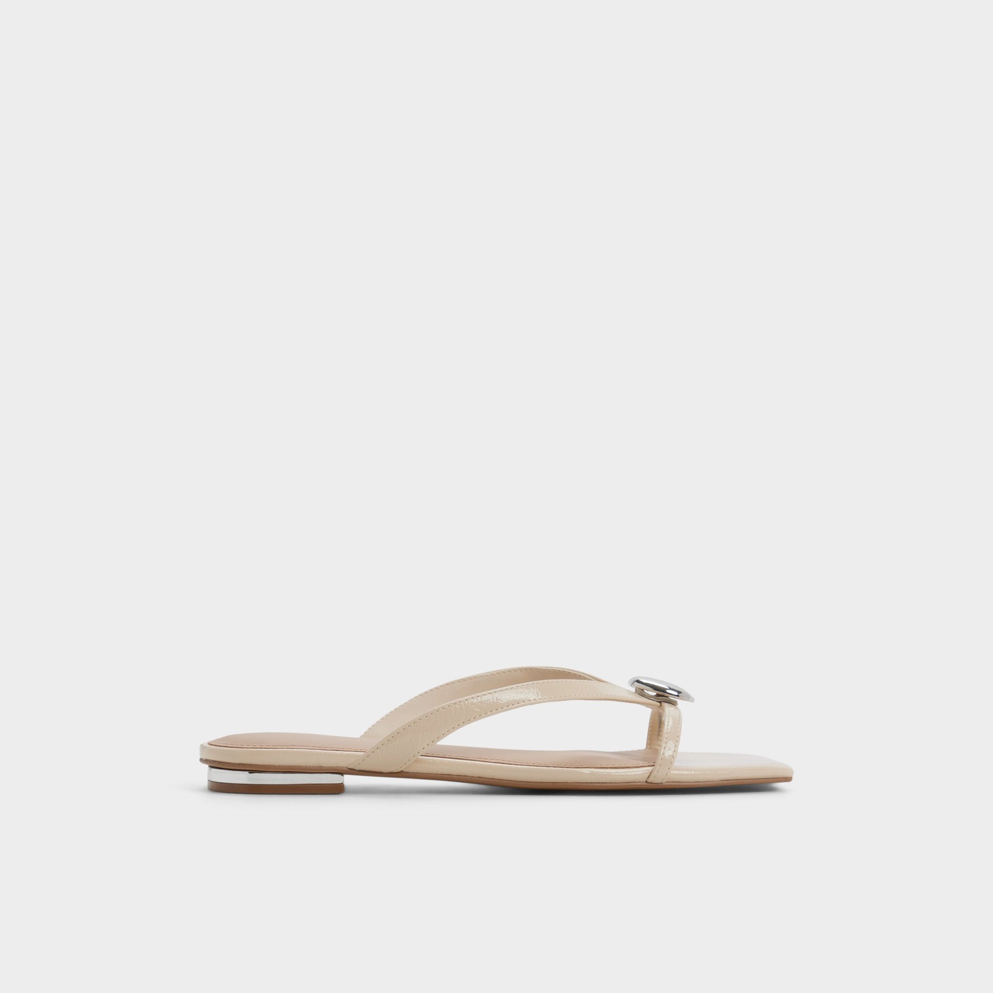 Main View of Beige Iliria Slide sandal for Womens
