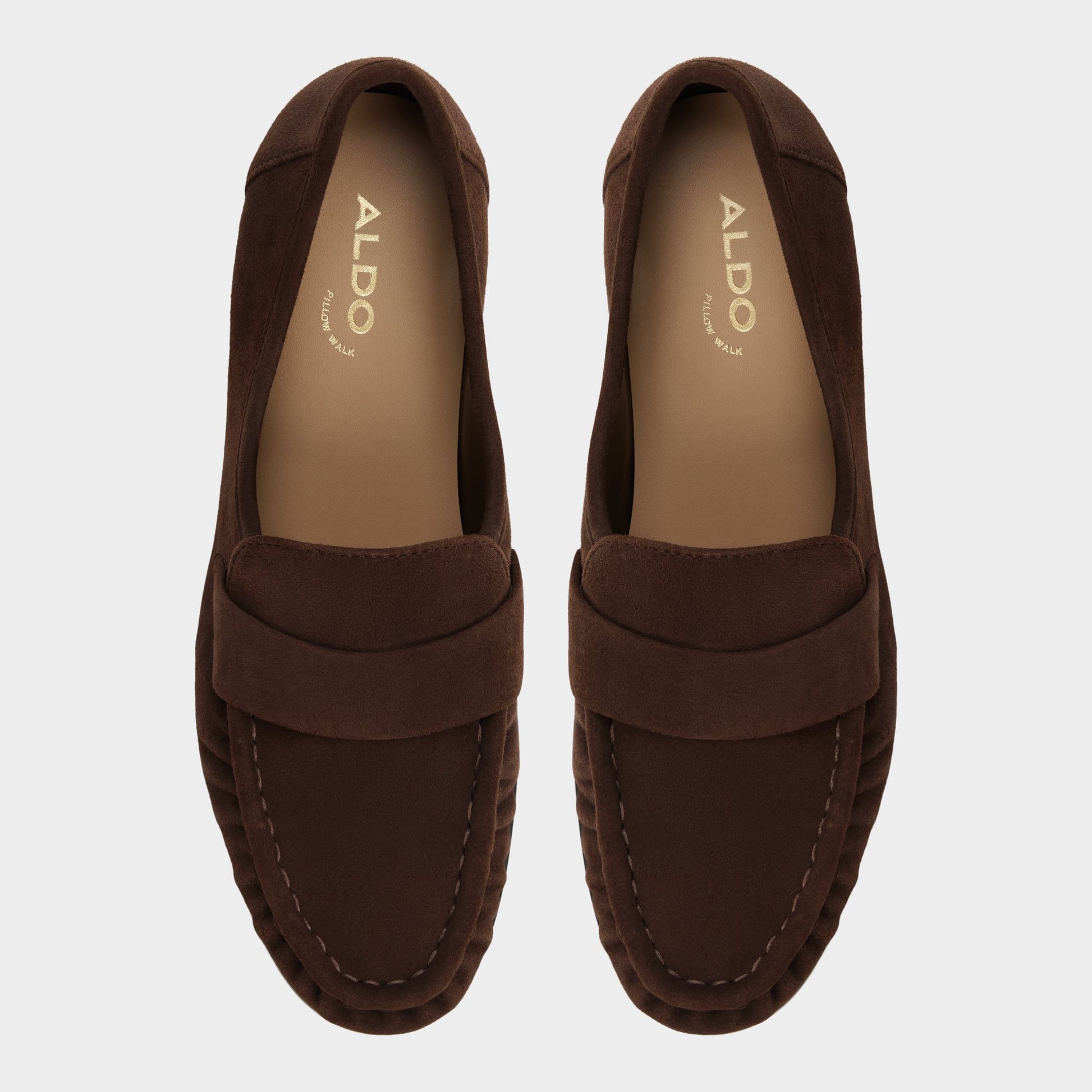 Top-down view of the Dark Brown Verillan Loafer
