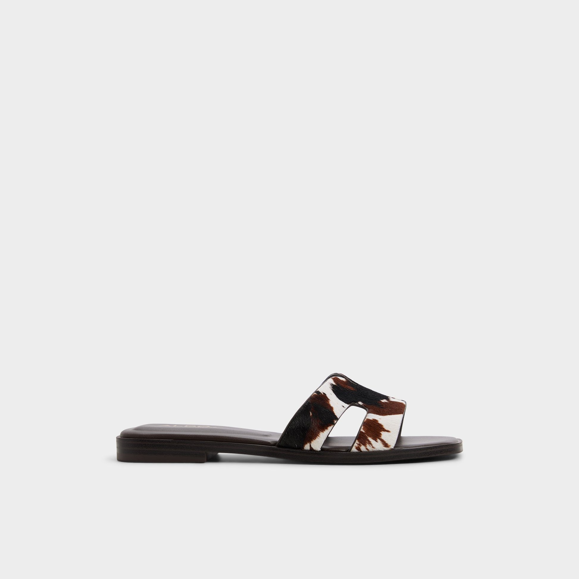 Main View of Open brown Itsandal Slide sandal for Womens