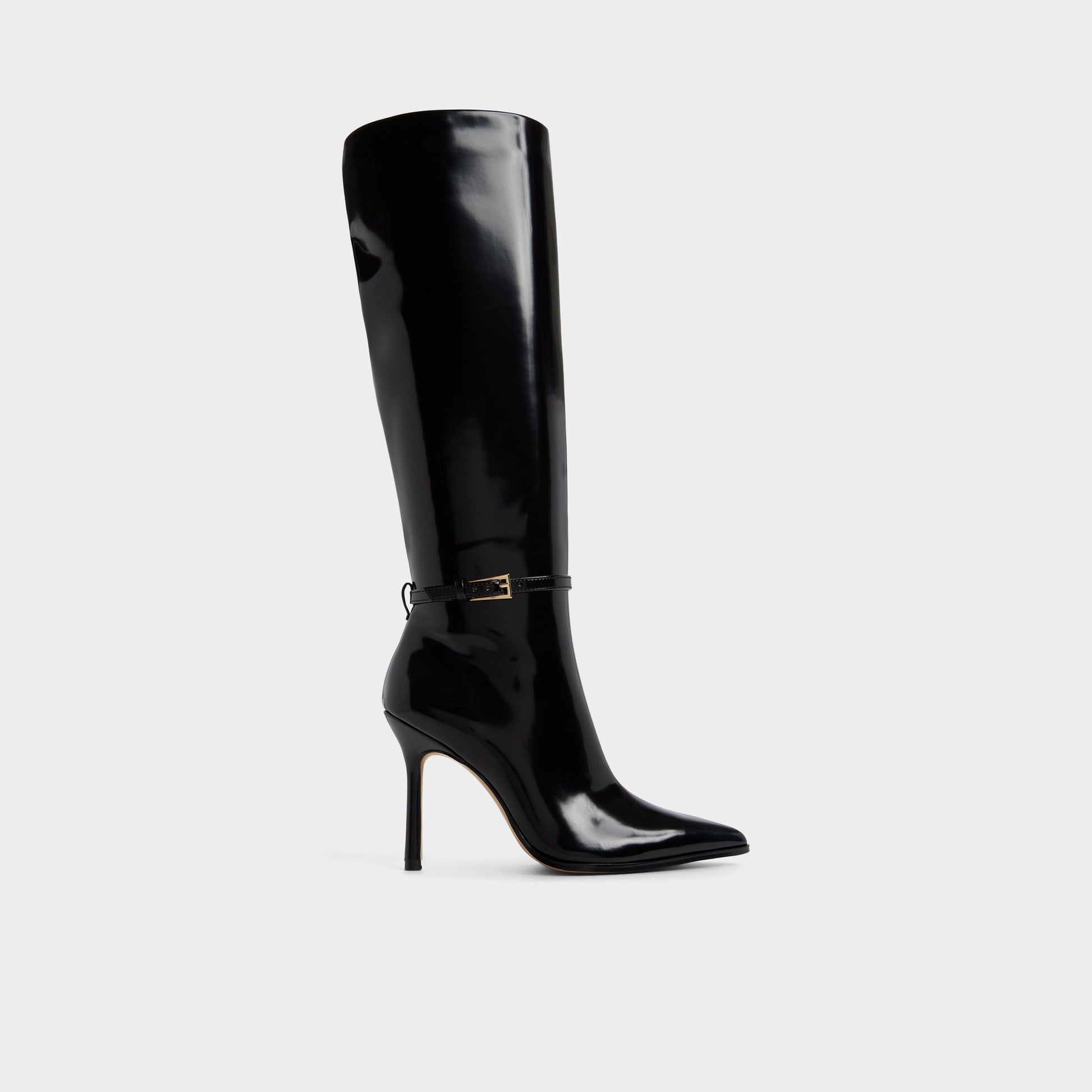 Main View of Black Maellie Knee-high boot for Womens