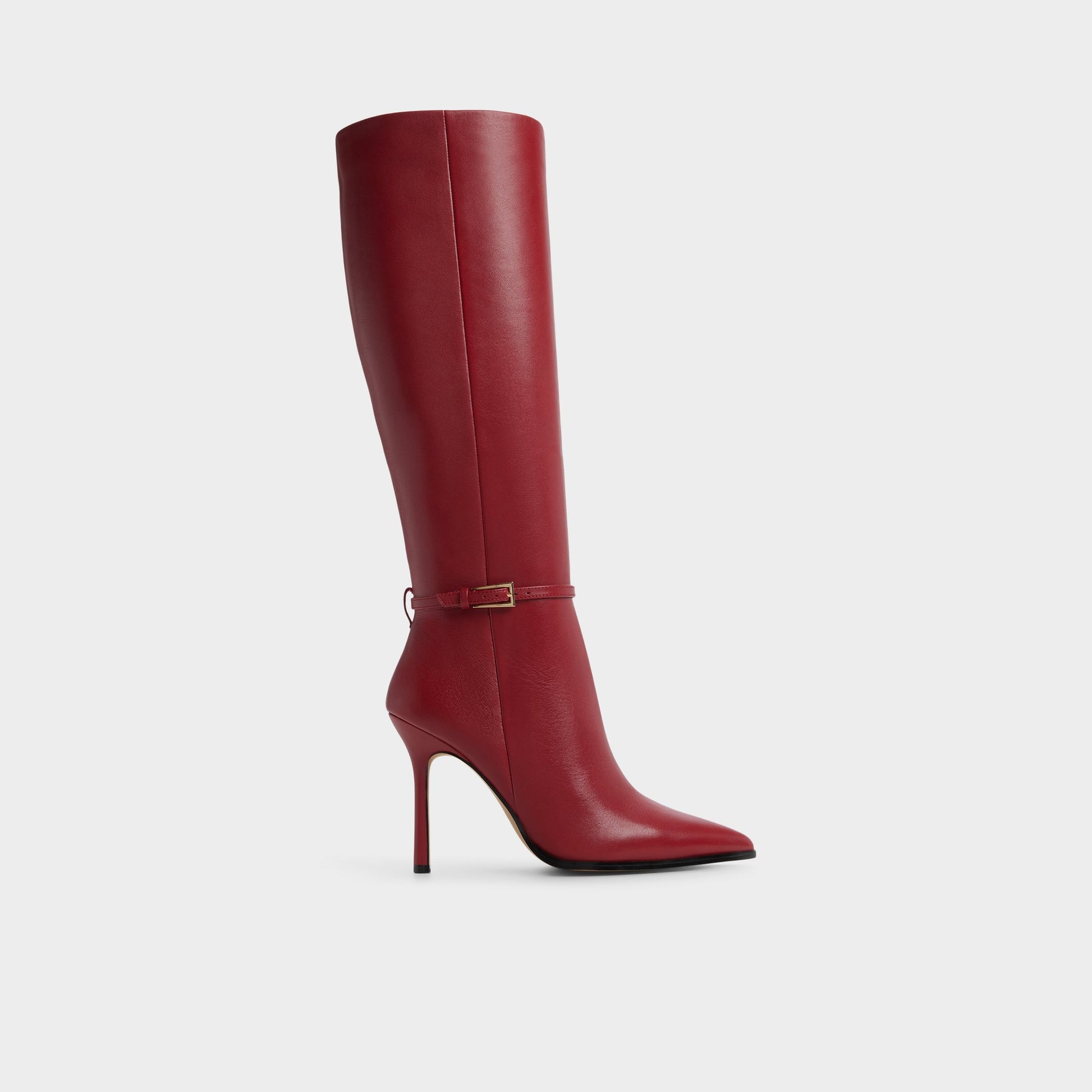 Main View of Dark Red Maellie Knee-high boot for Womens