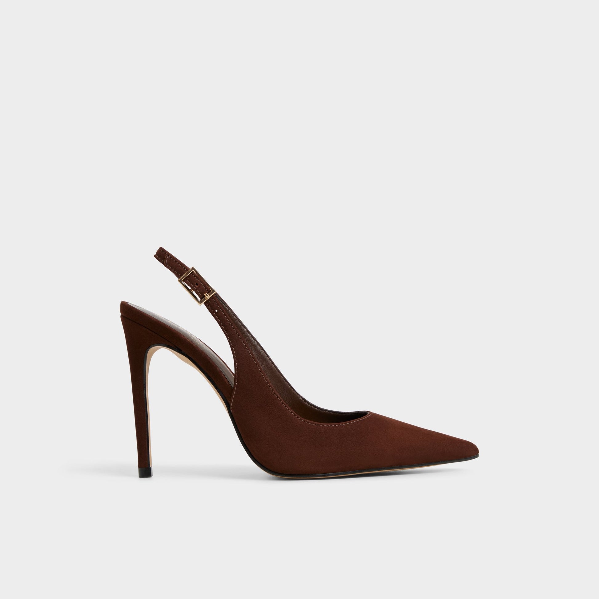 Main View of Dark Brown Stessysling Slingback heel for Womens