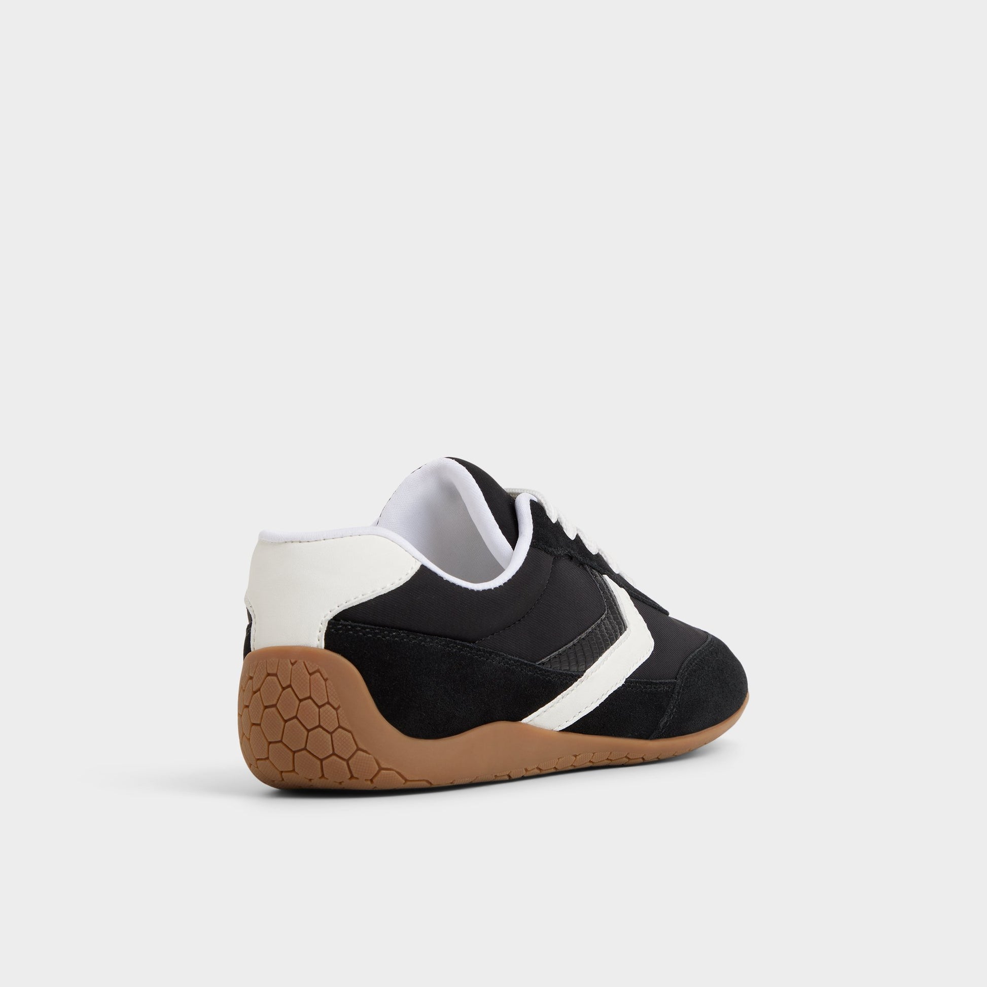 Three-quarter angle of Black Coolchic Jogger sneaker's back side