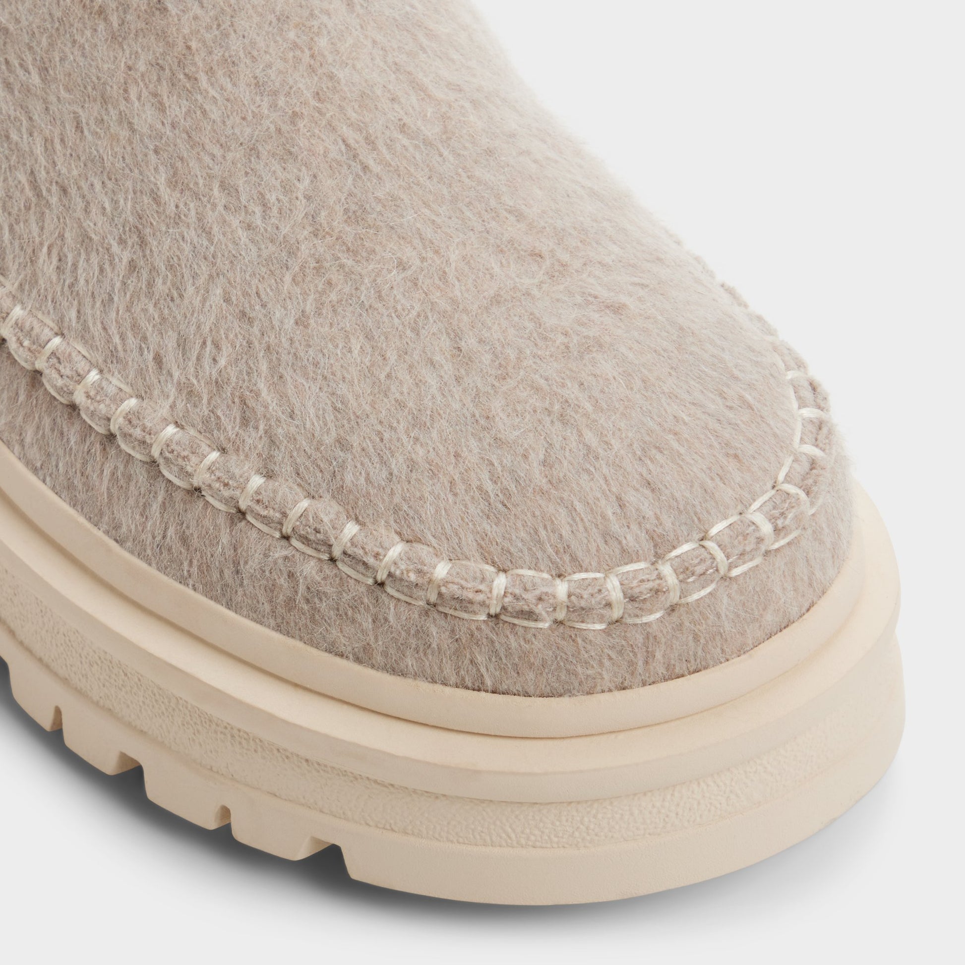 Close-up of the Taupe Mirellie Clog