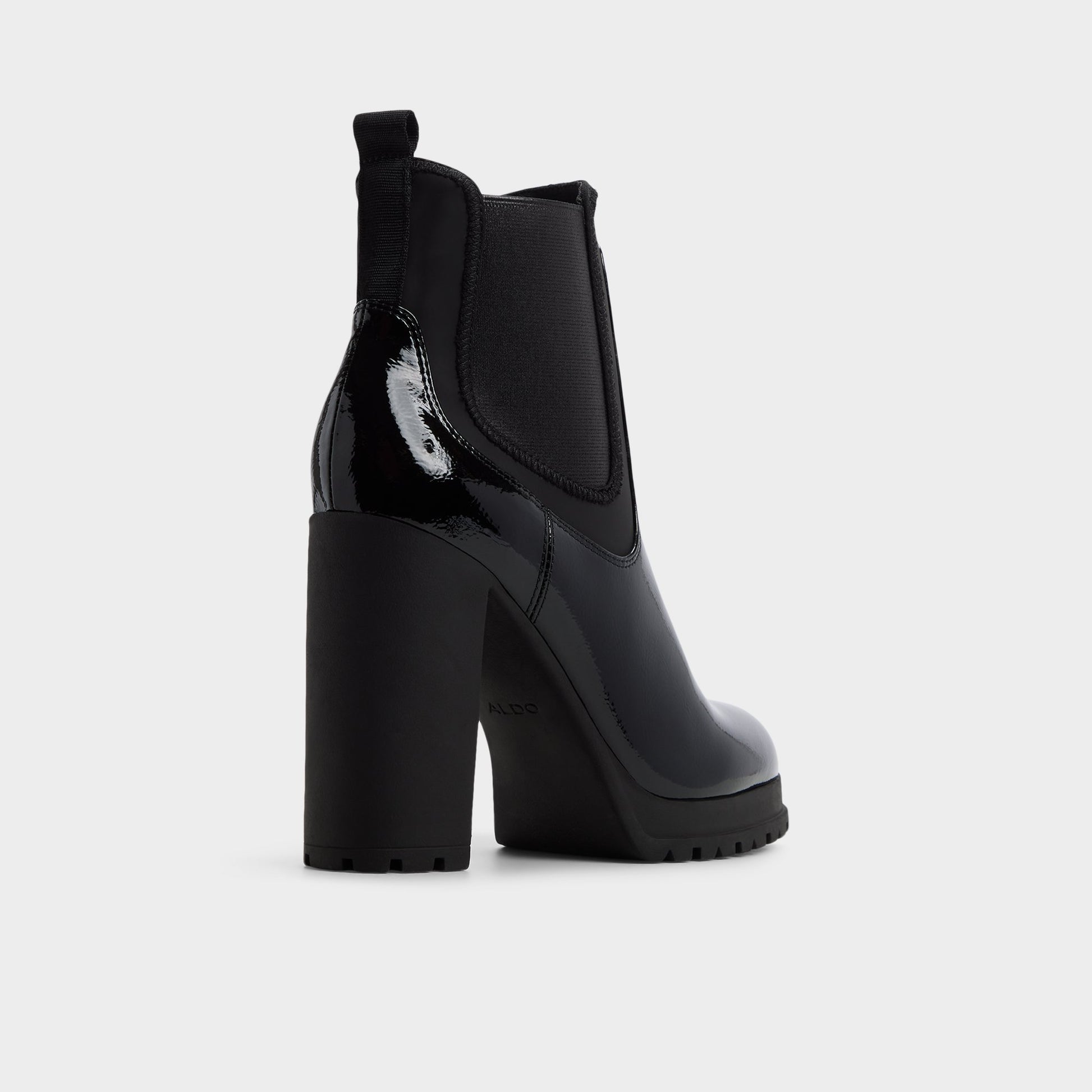 Three-quarter angle of Other black Bold Ankle boot's back side