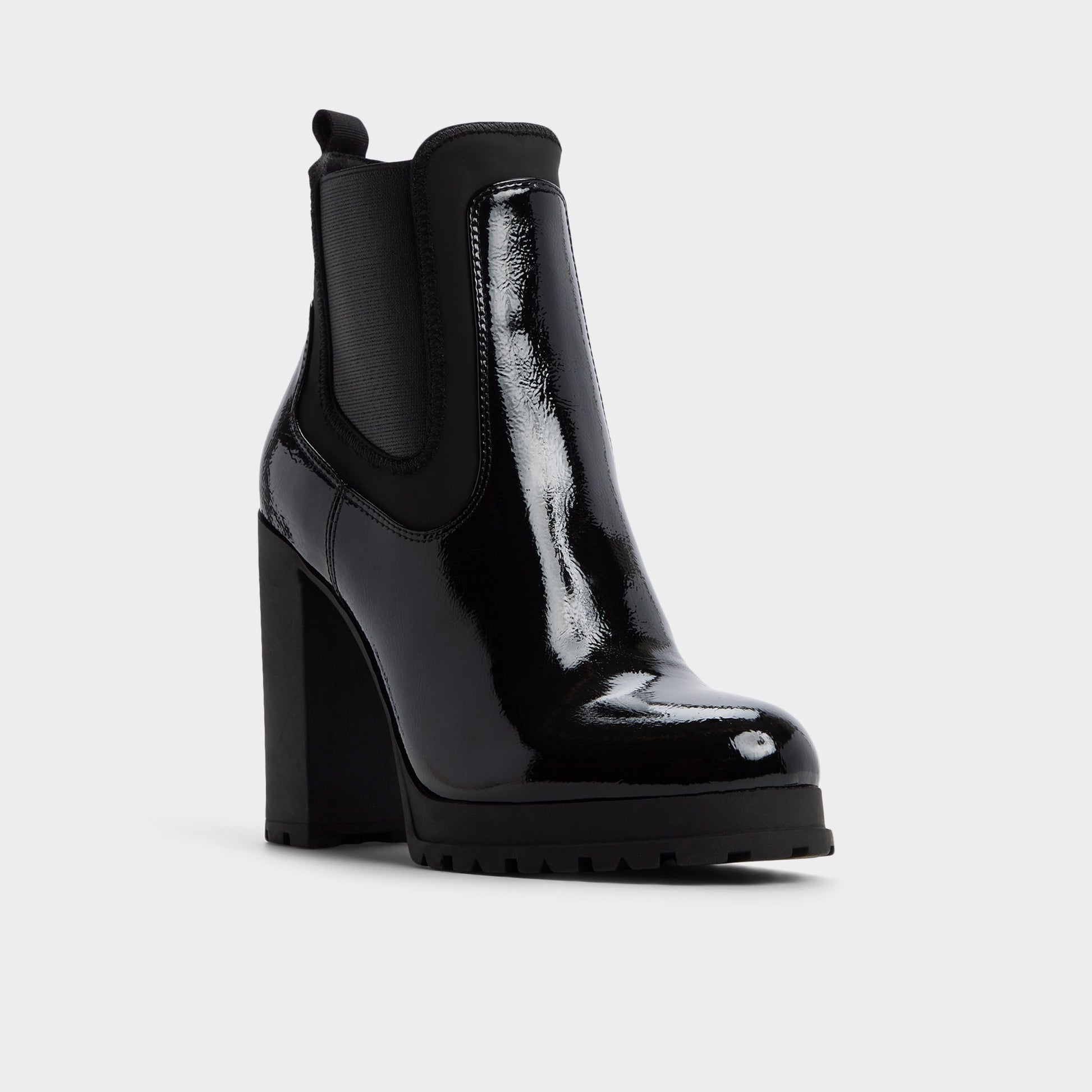 Three-quarter angle of Other black Bold Ankle boot's front side