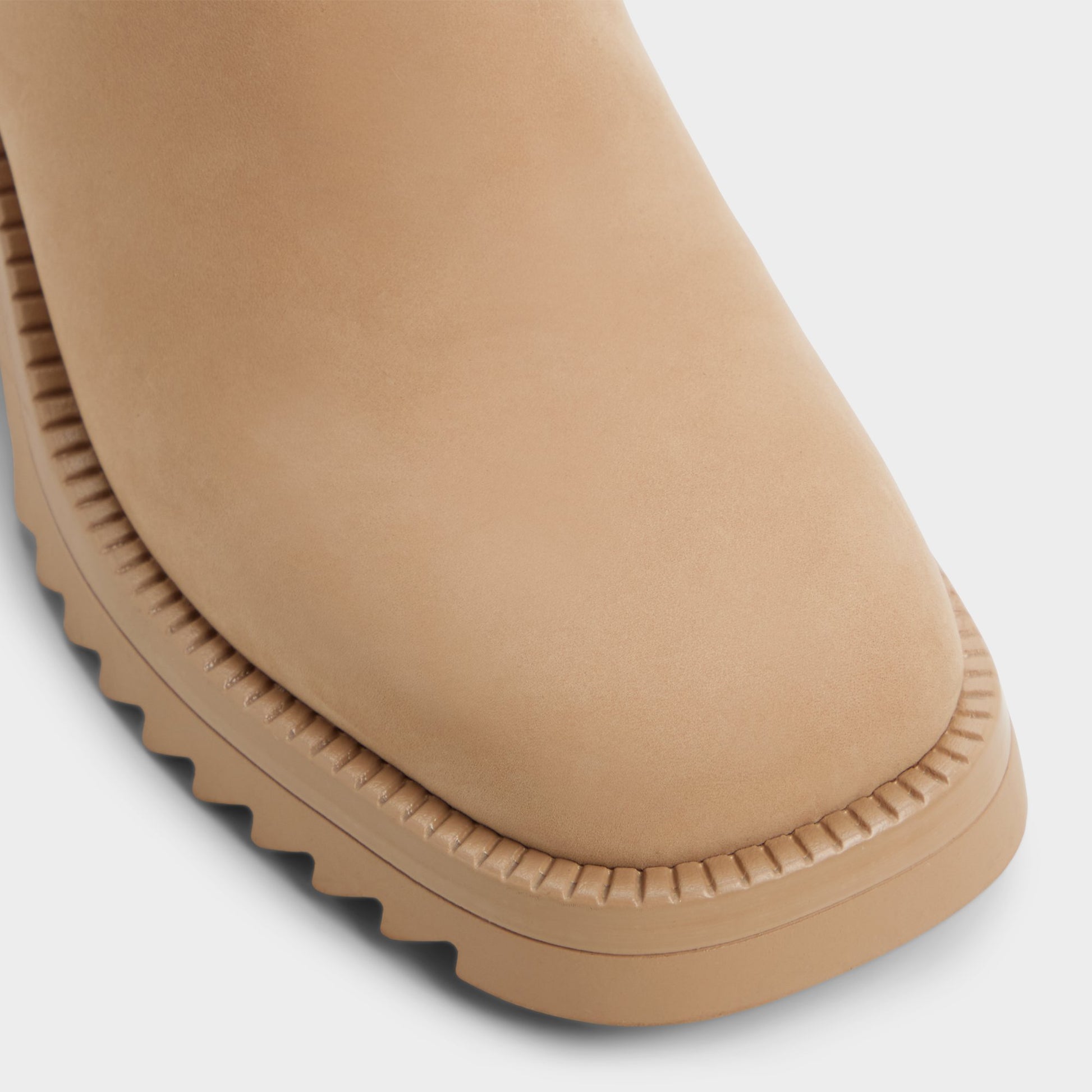 Gros plan de la Beige Moyen Anneliese Botte Chelsea