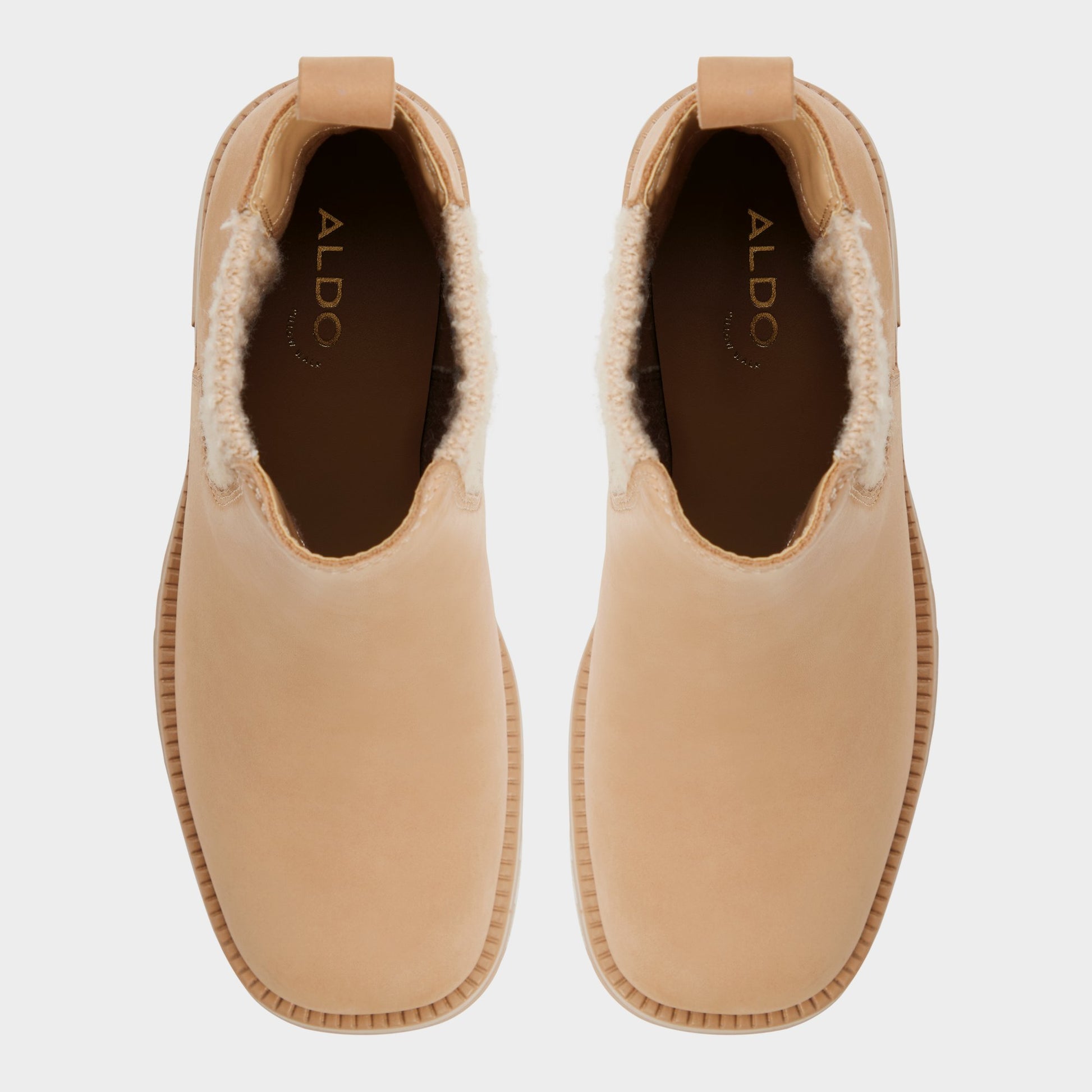 Vue de dessus de la Beige Moyen Anneliese Botte Chelsea