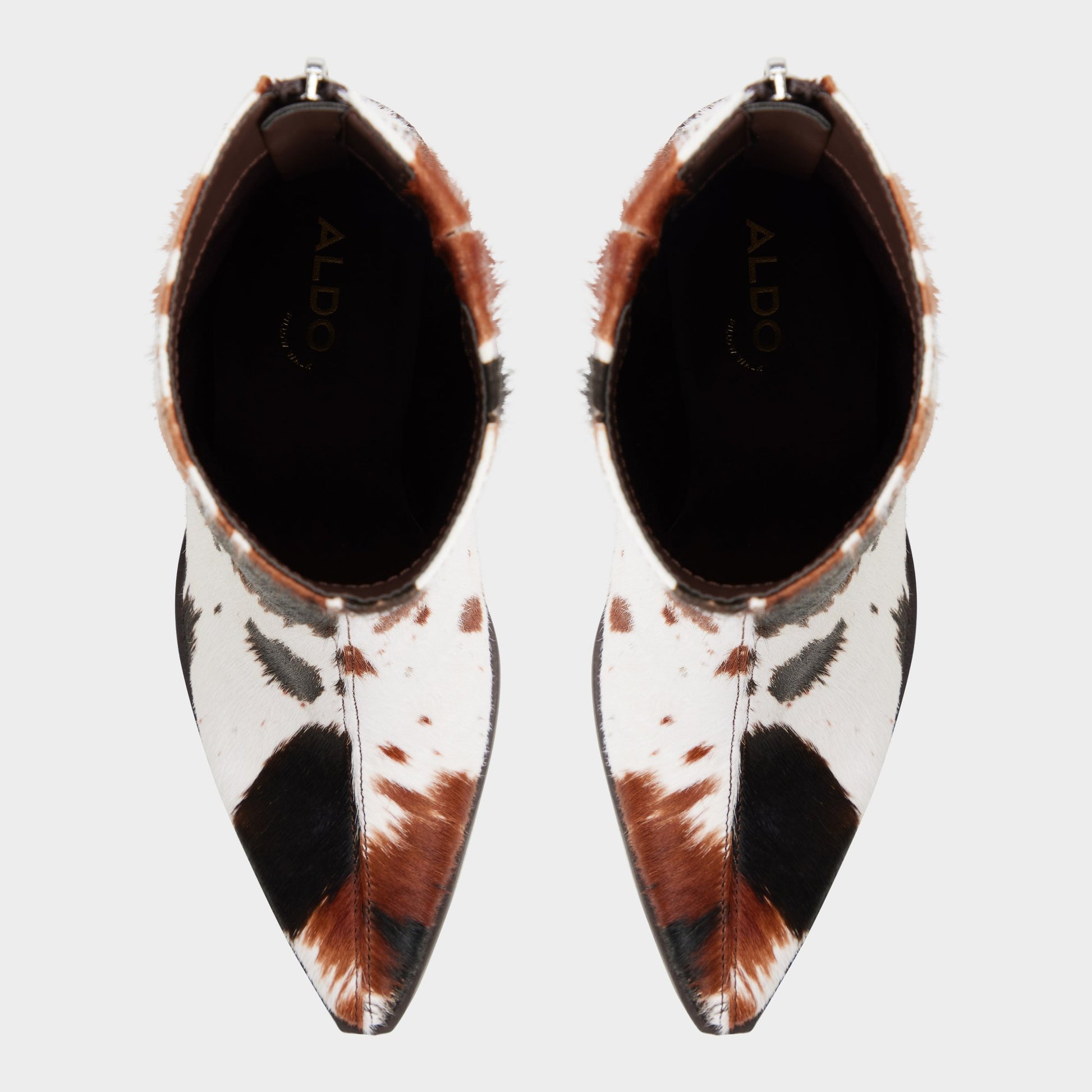 Top-down view of the Open brown Norelle Ankle boot