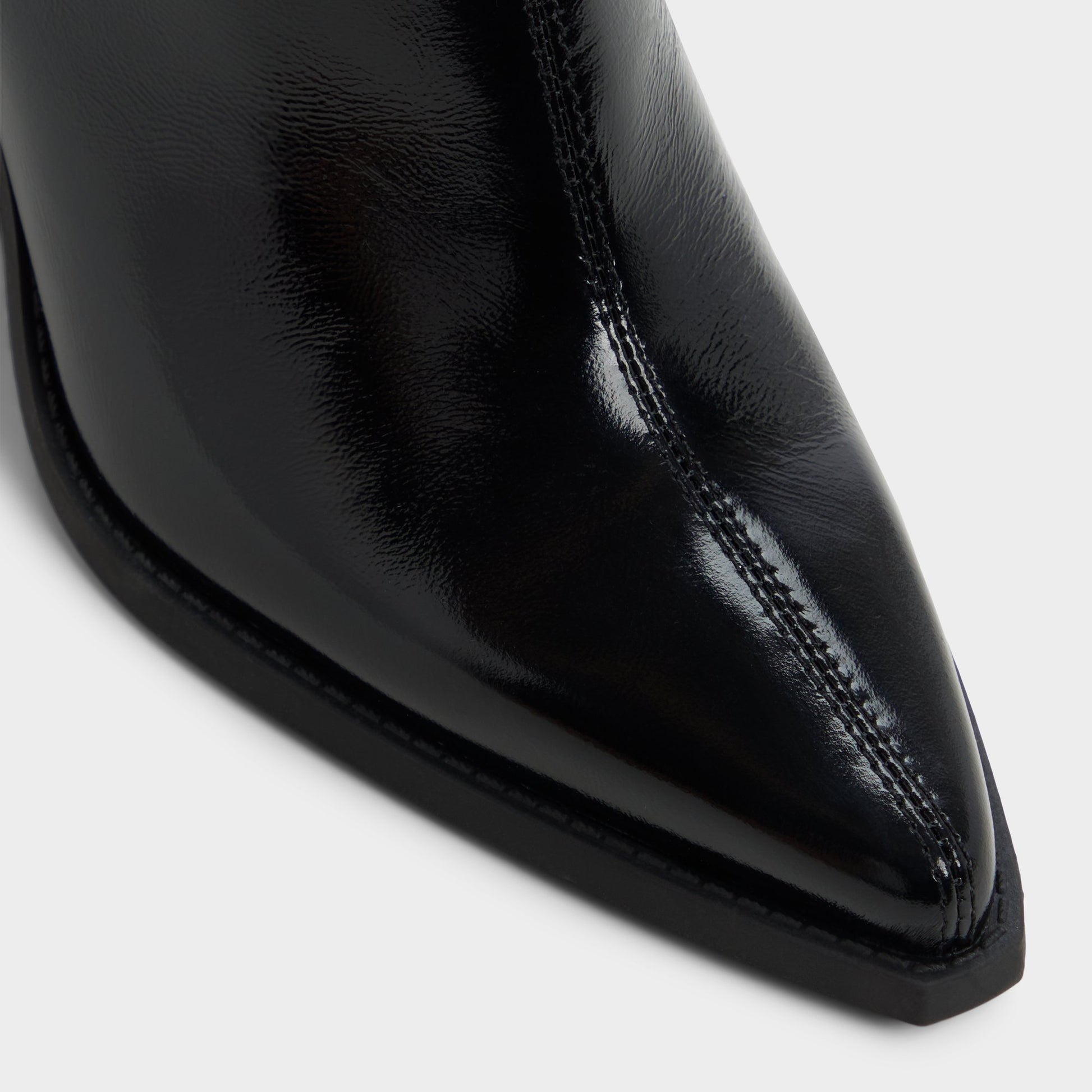 Close-up of the Black Norelle Ankle boot