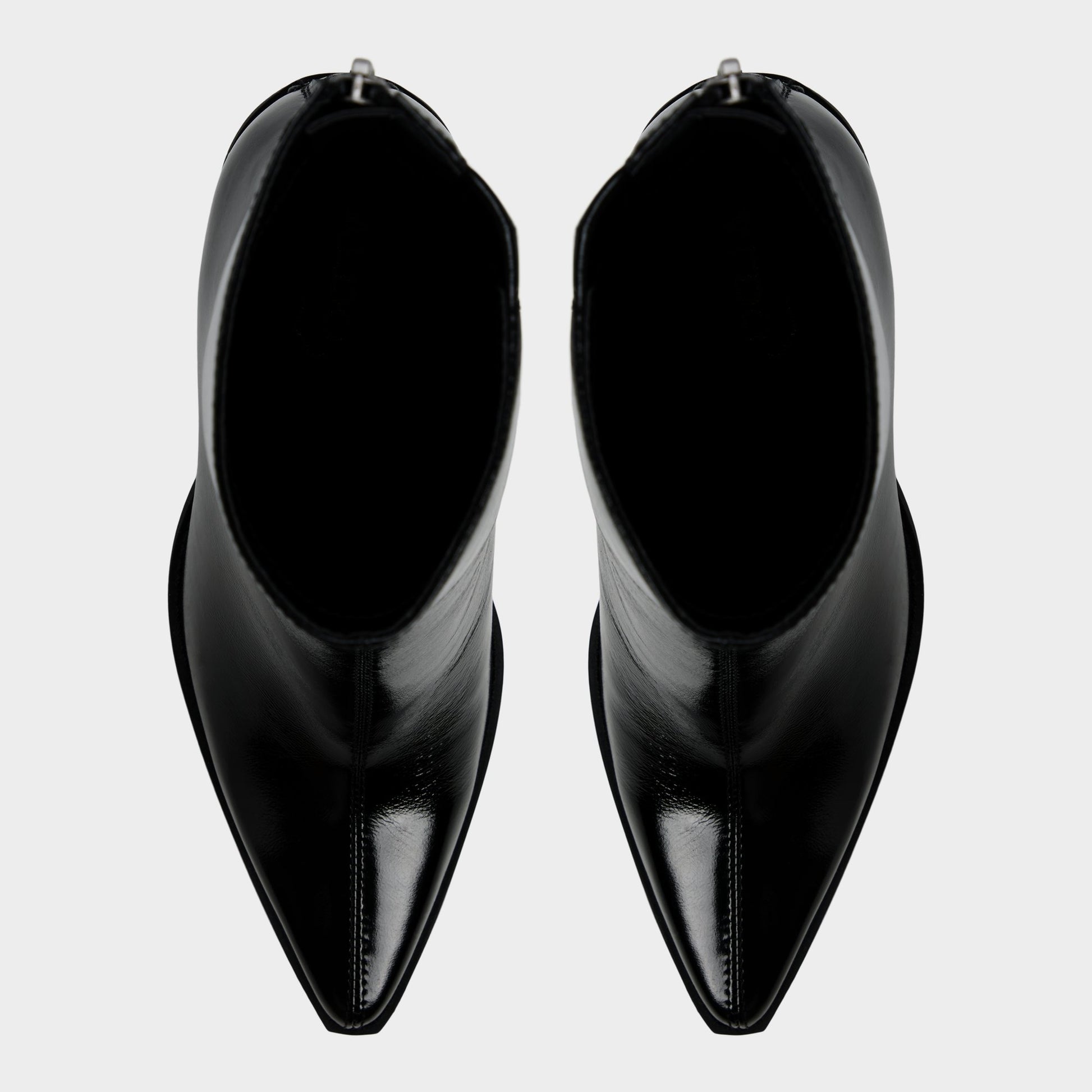 Top-down view of the Black Norelle Ankle boot