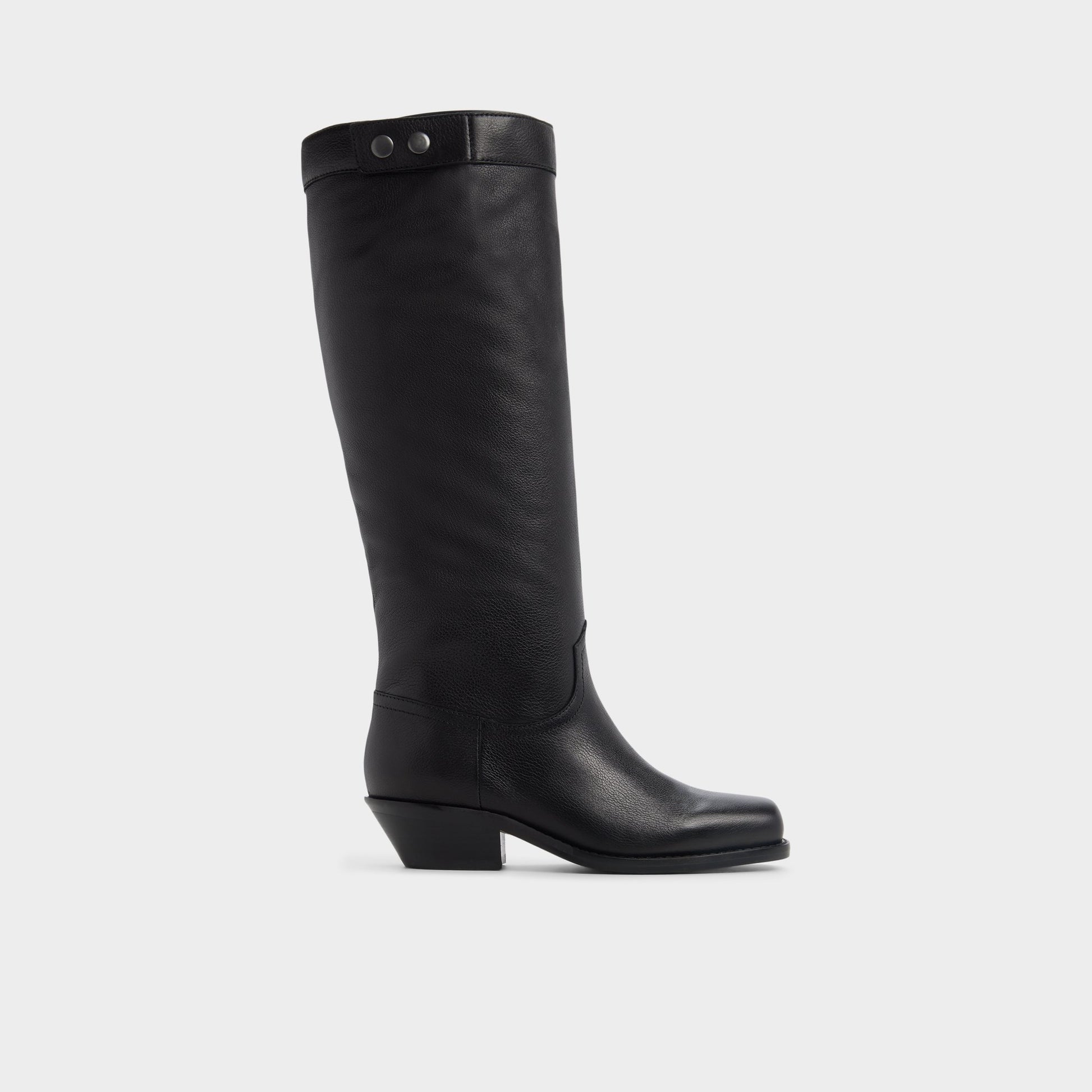 Main View of Black Emberlyn Knee-high western boot for Womens