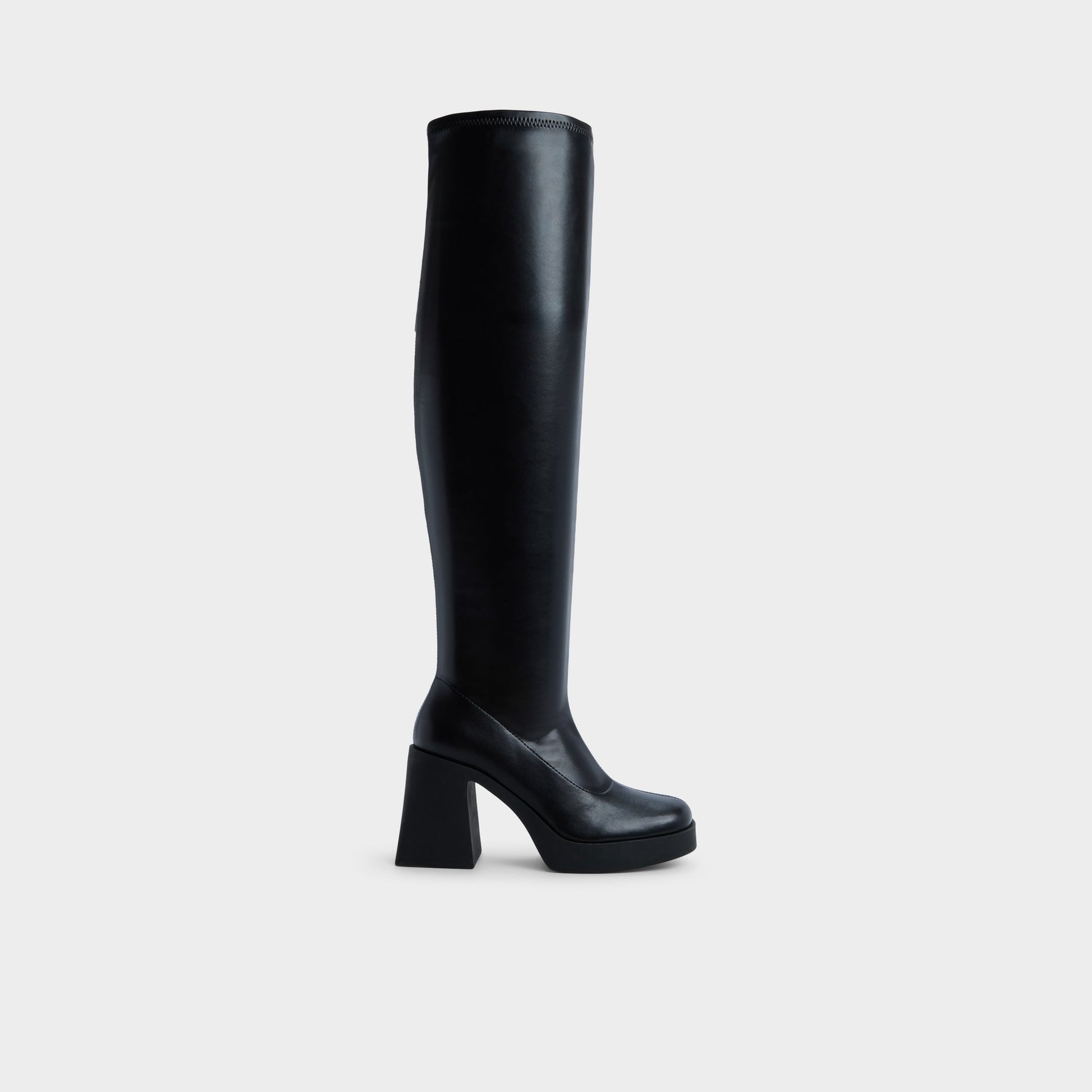 Vue principale de Noir Maritza Botte au-dessus du genou pour Femmes