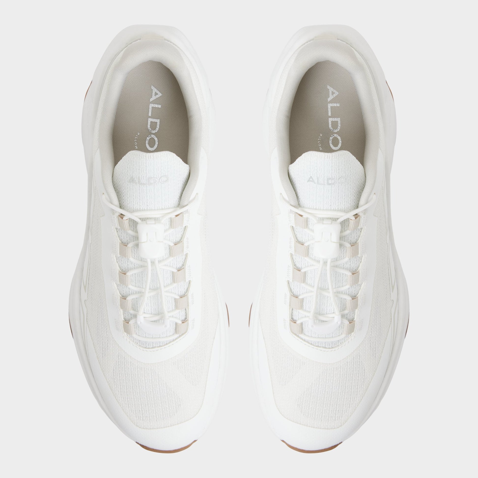Vue de dessus de la Autre Blanc Franki Sneaker bas
