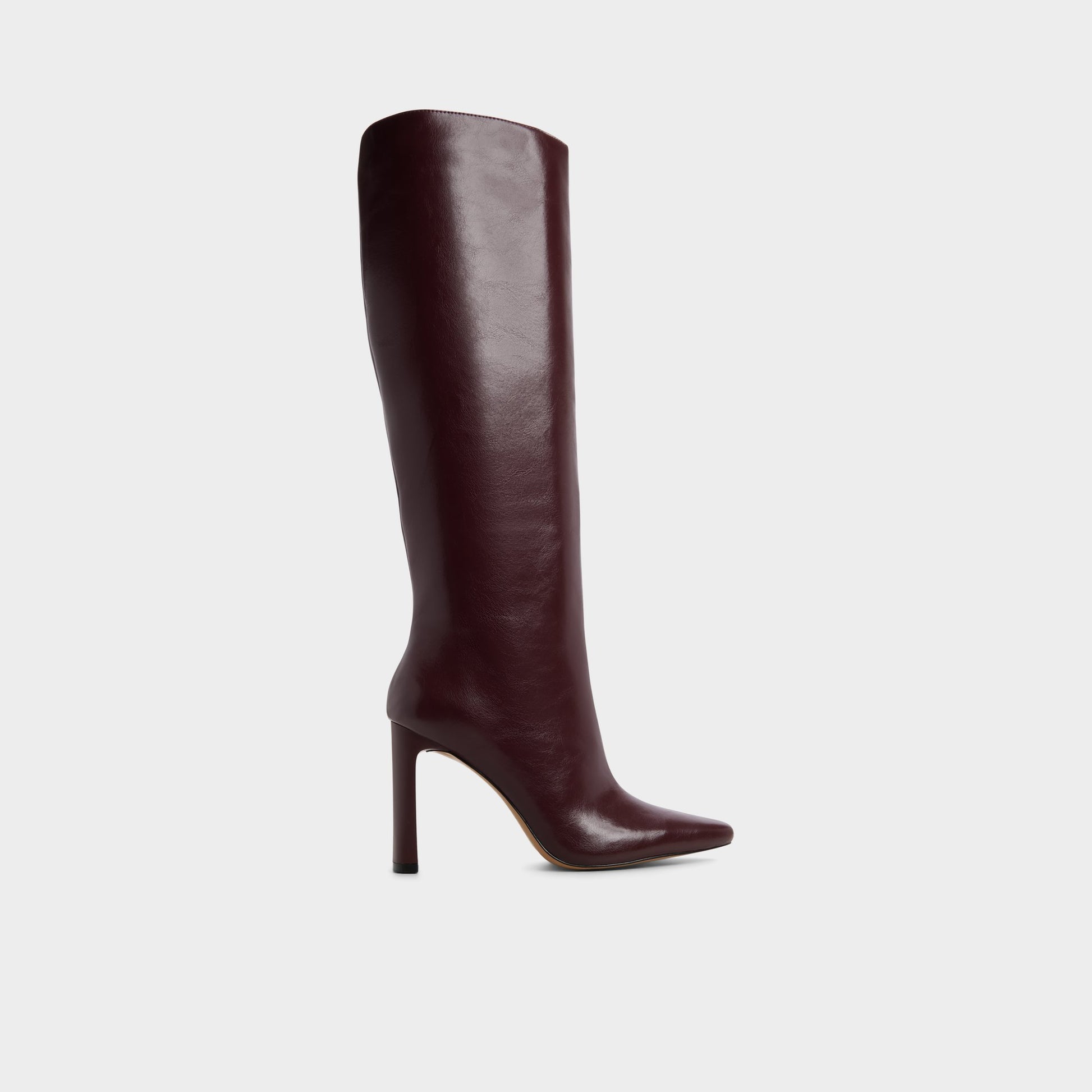 Main View of Burgundy Elyne-wc Knee-high boot for Womens