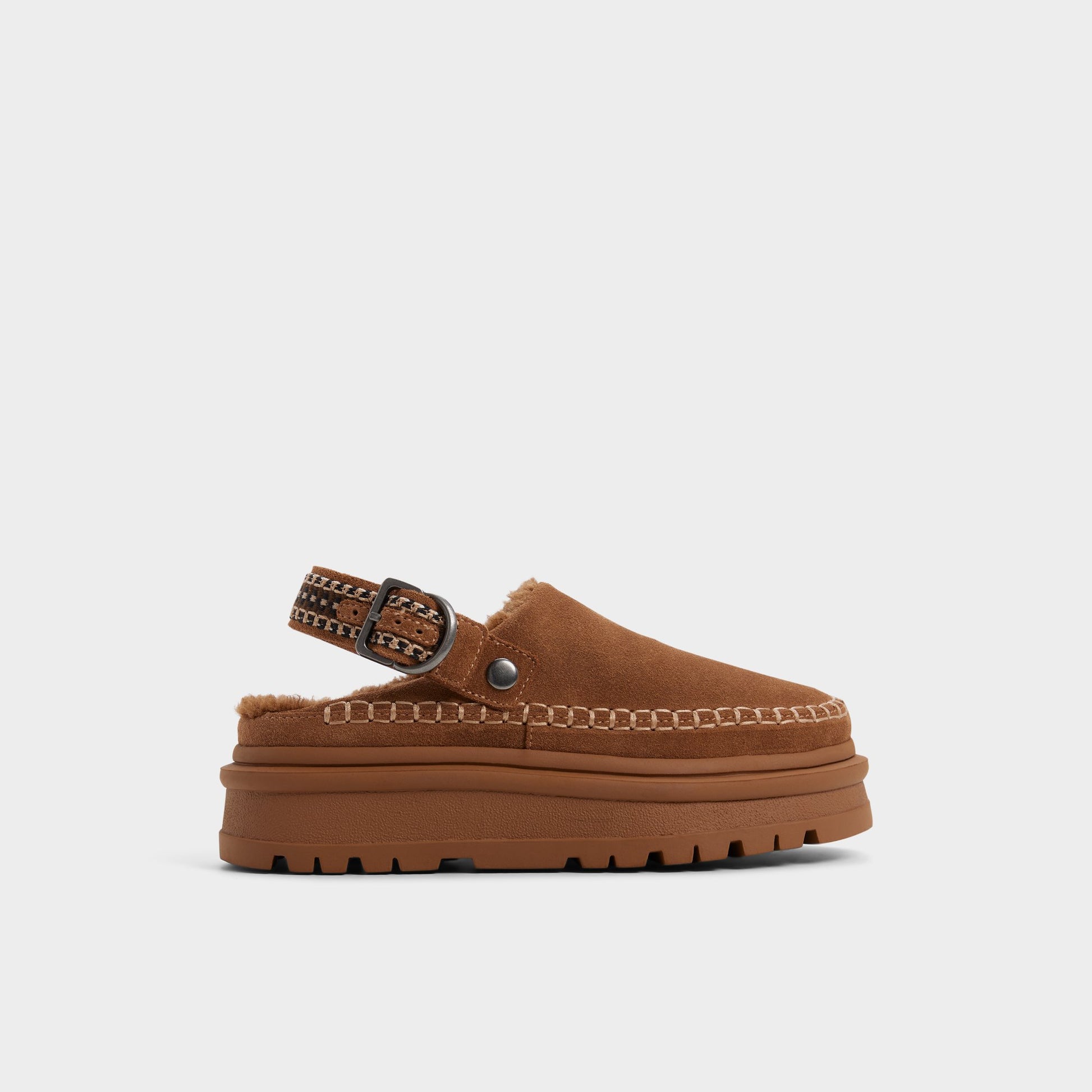 Main View of Medium Brown Mirellie Clog for Womens