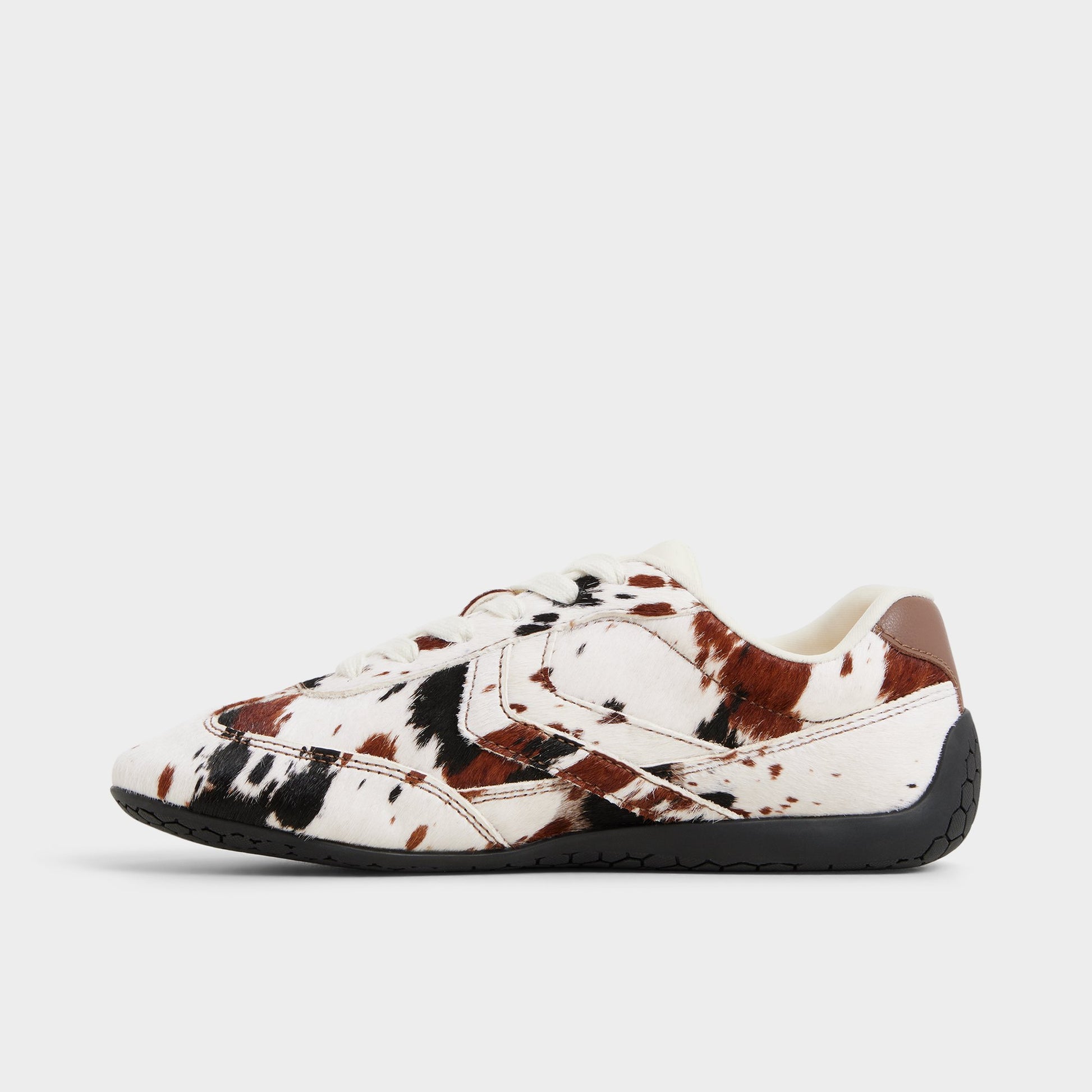 Side view of White Combo Coolchic Jogger sneaker