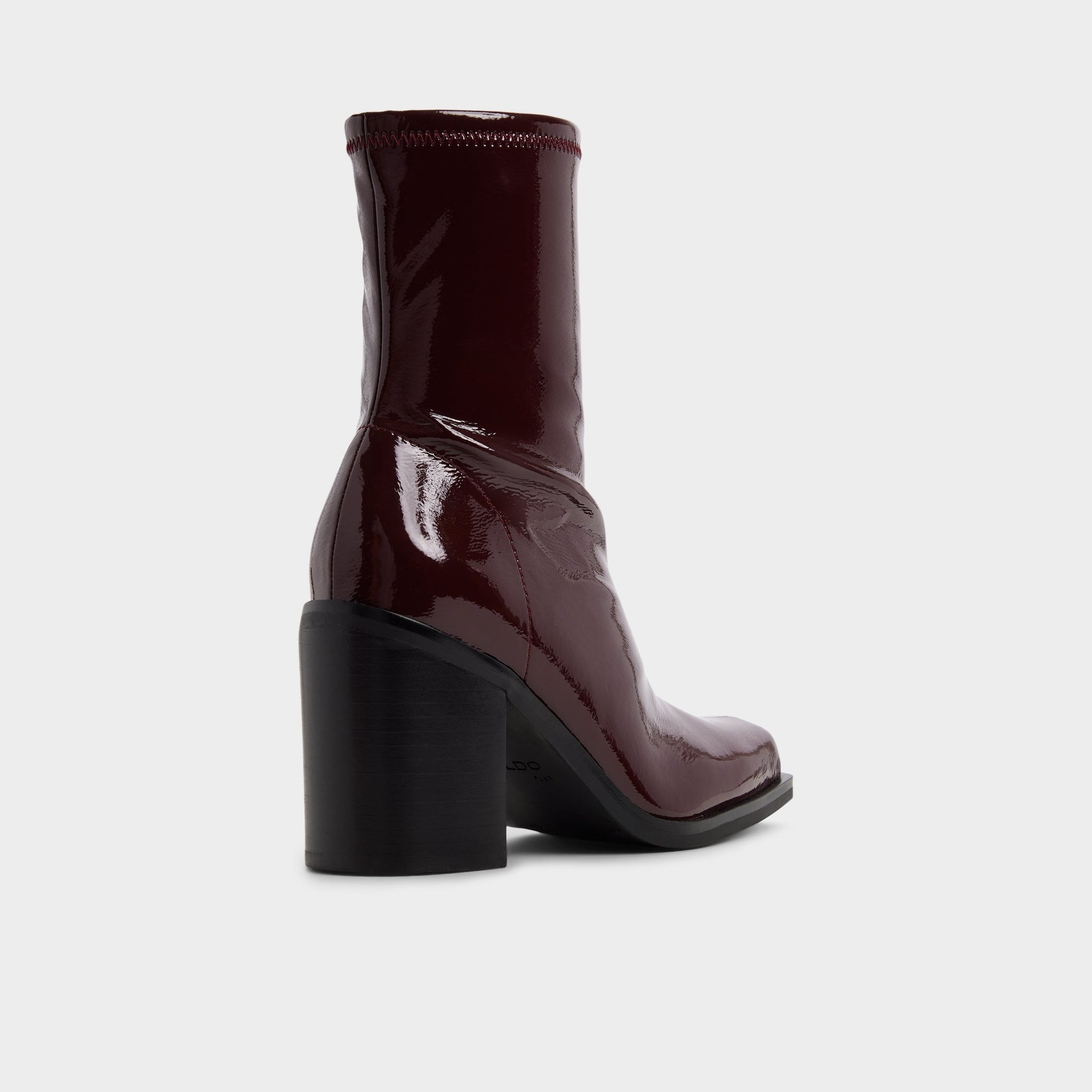 Three-quarter angle of Bordo Joma Ankle boot's back side
