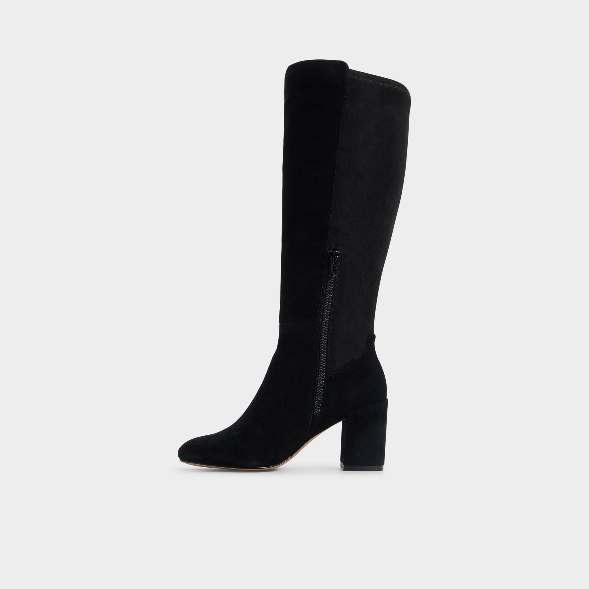 Side view of Other black Satori-wc Knee-high boot