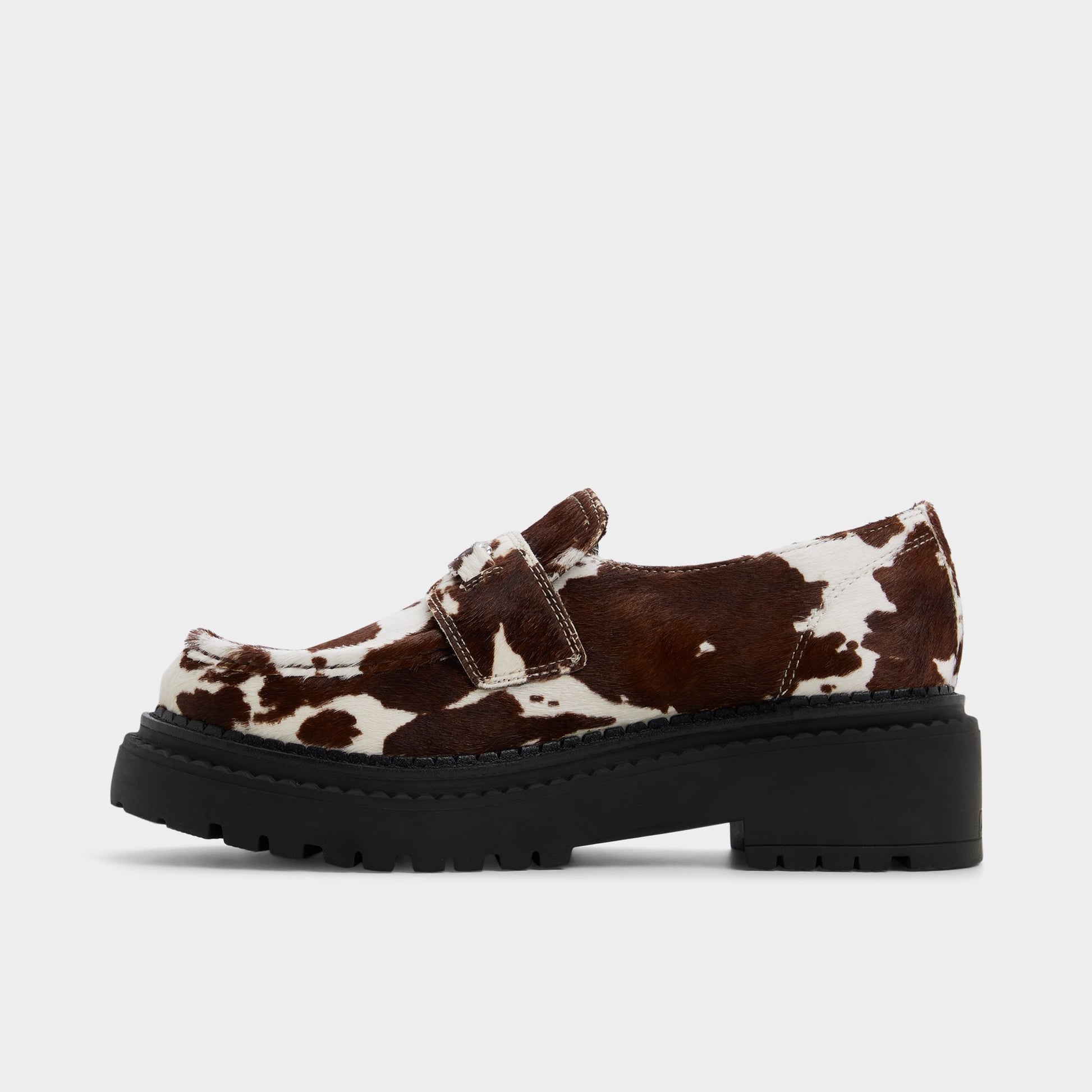 Side view of Open Brown Miravelle Loafer